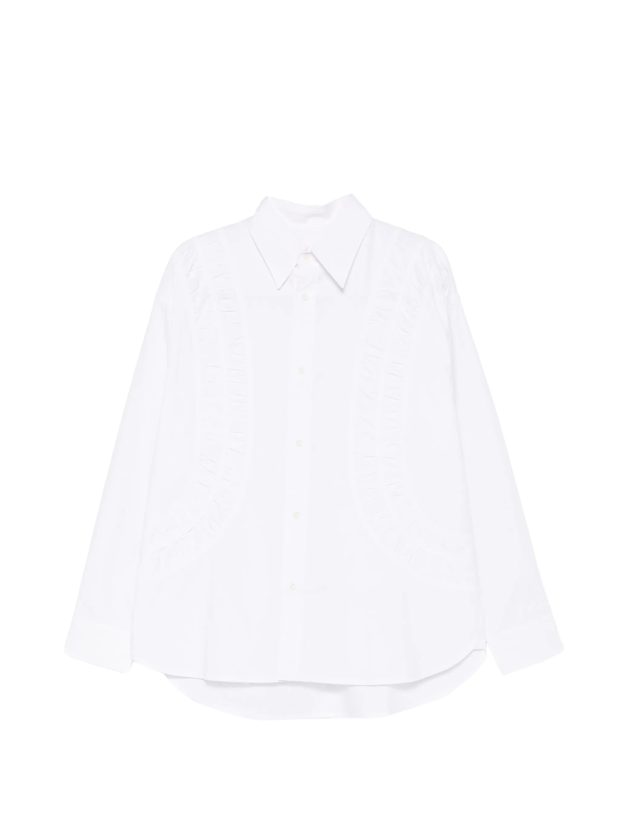 Fossil ruched-panel oversized shirt
