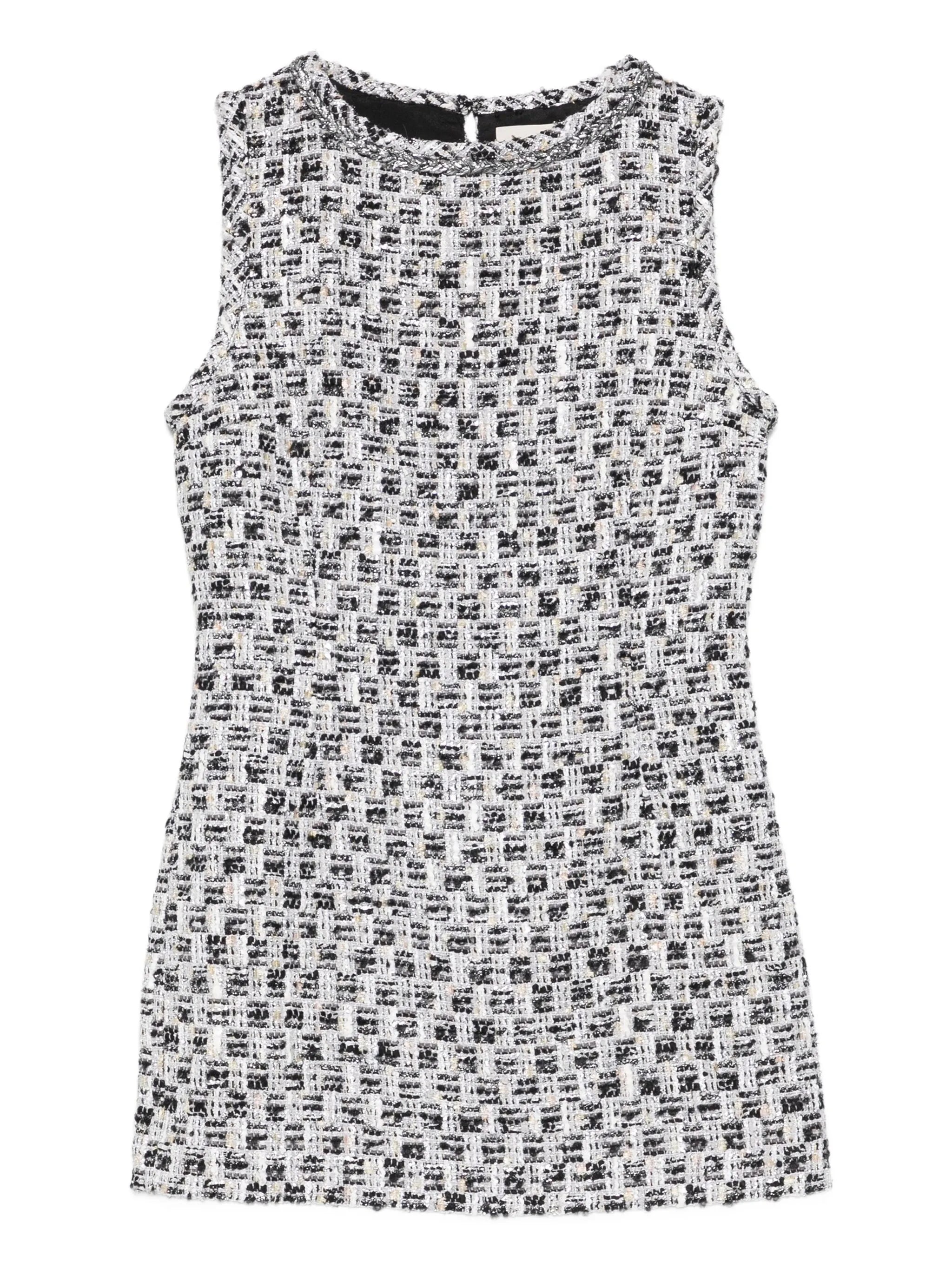 tweed mini dress