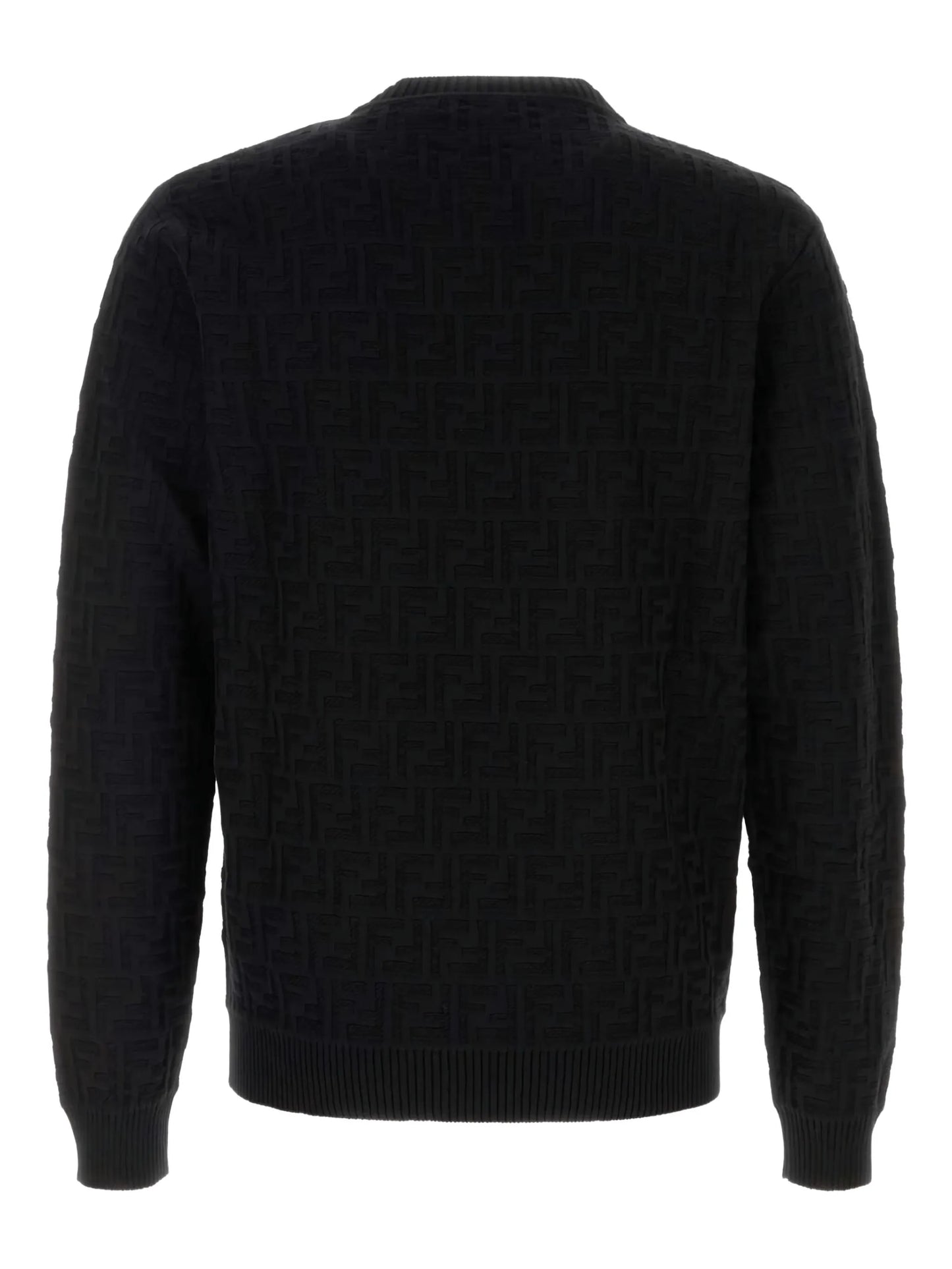 FF-pattern cotton sweater