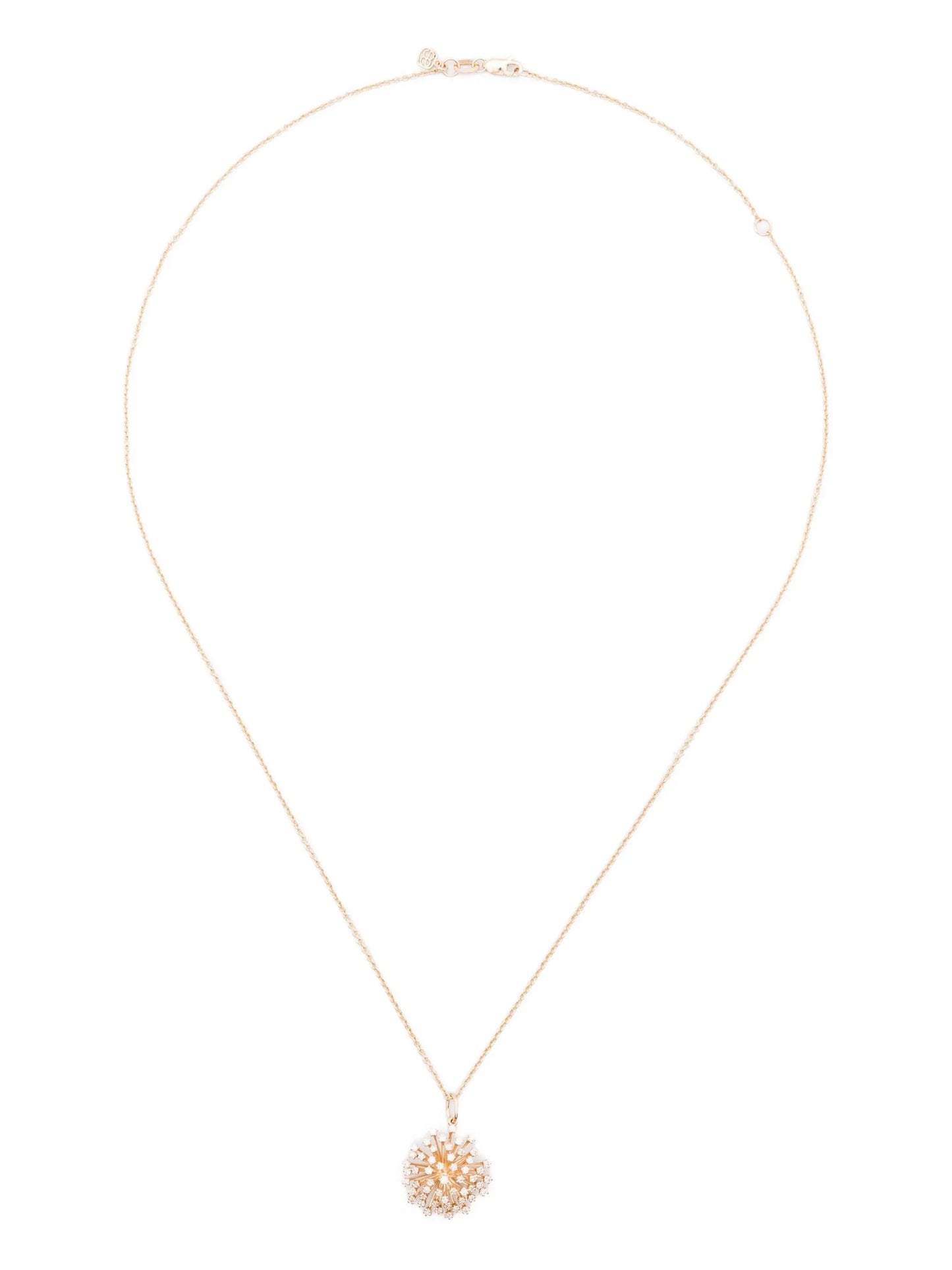 14CT yellow gold Burst necklace