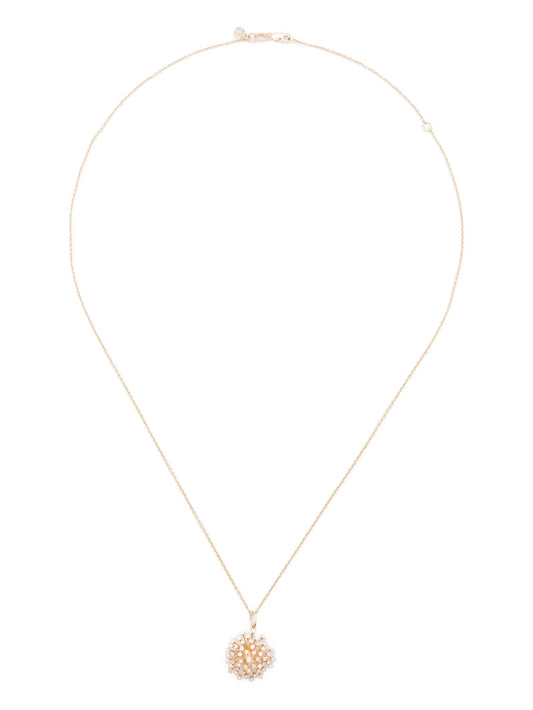 14CT yellow gold Burst necklace