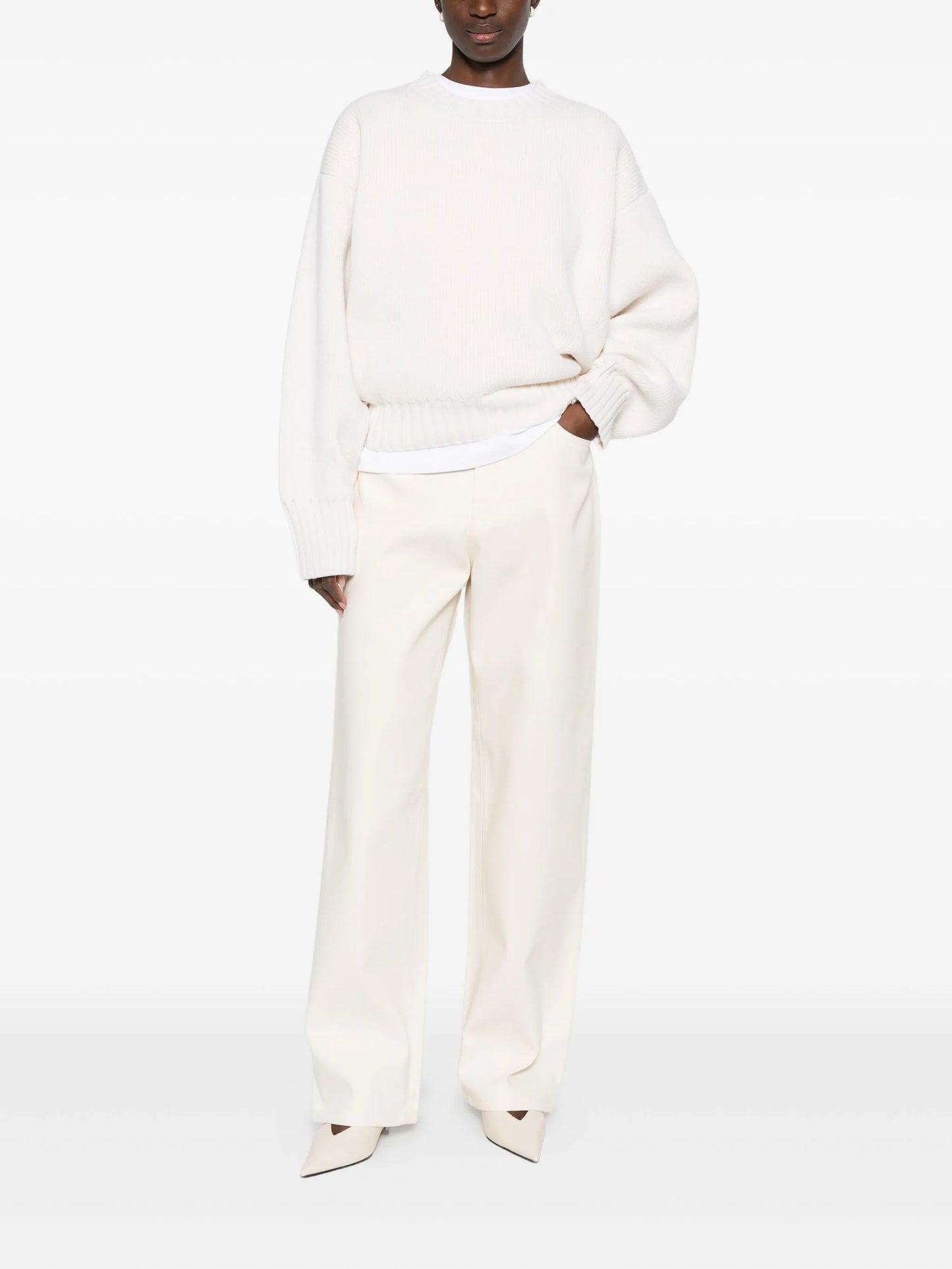 compact cotton jeans