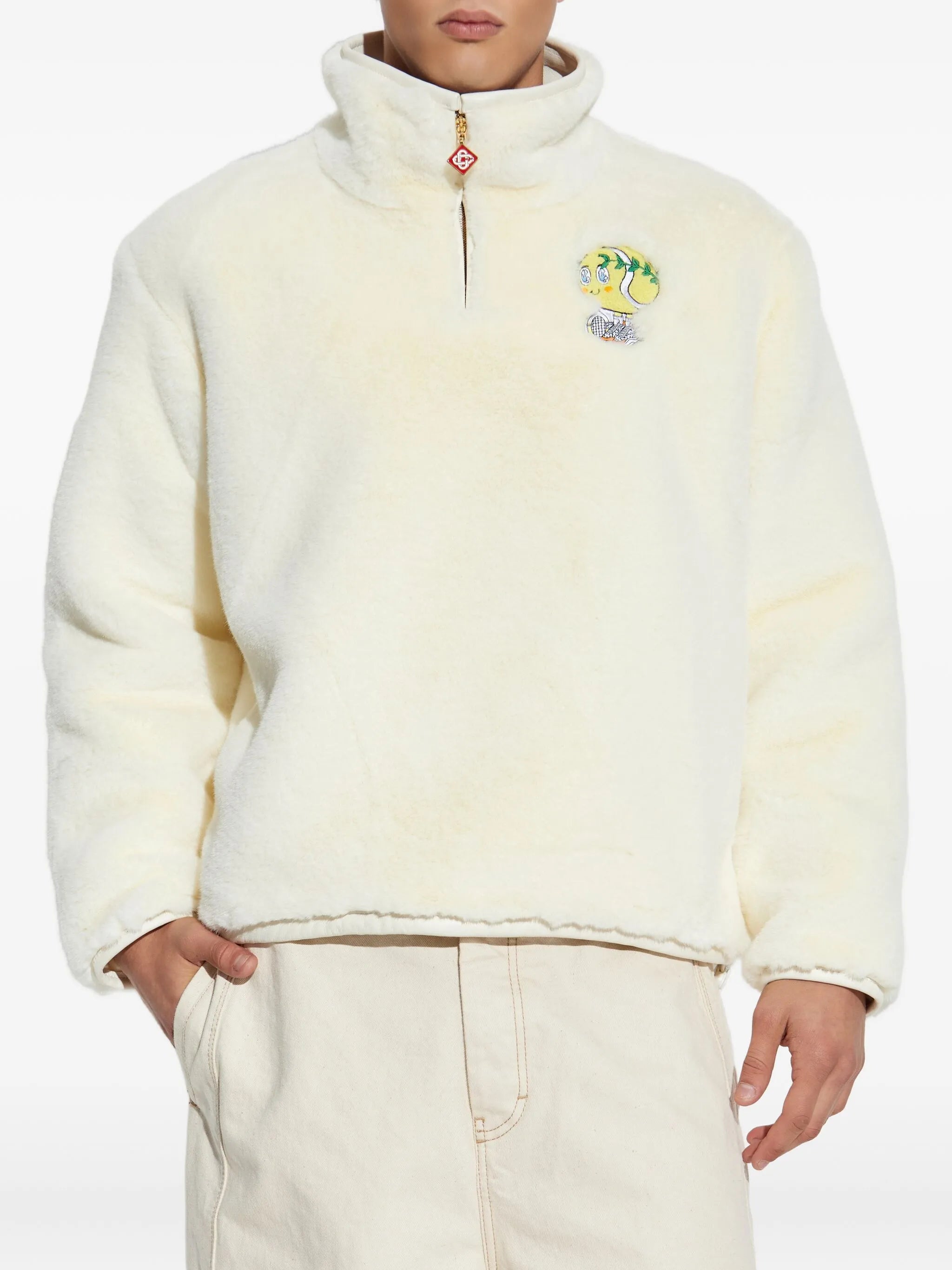 Tennis Mascot half-zip sweatshirt