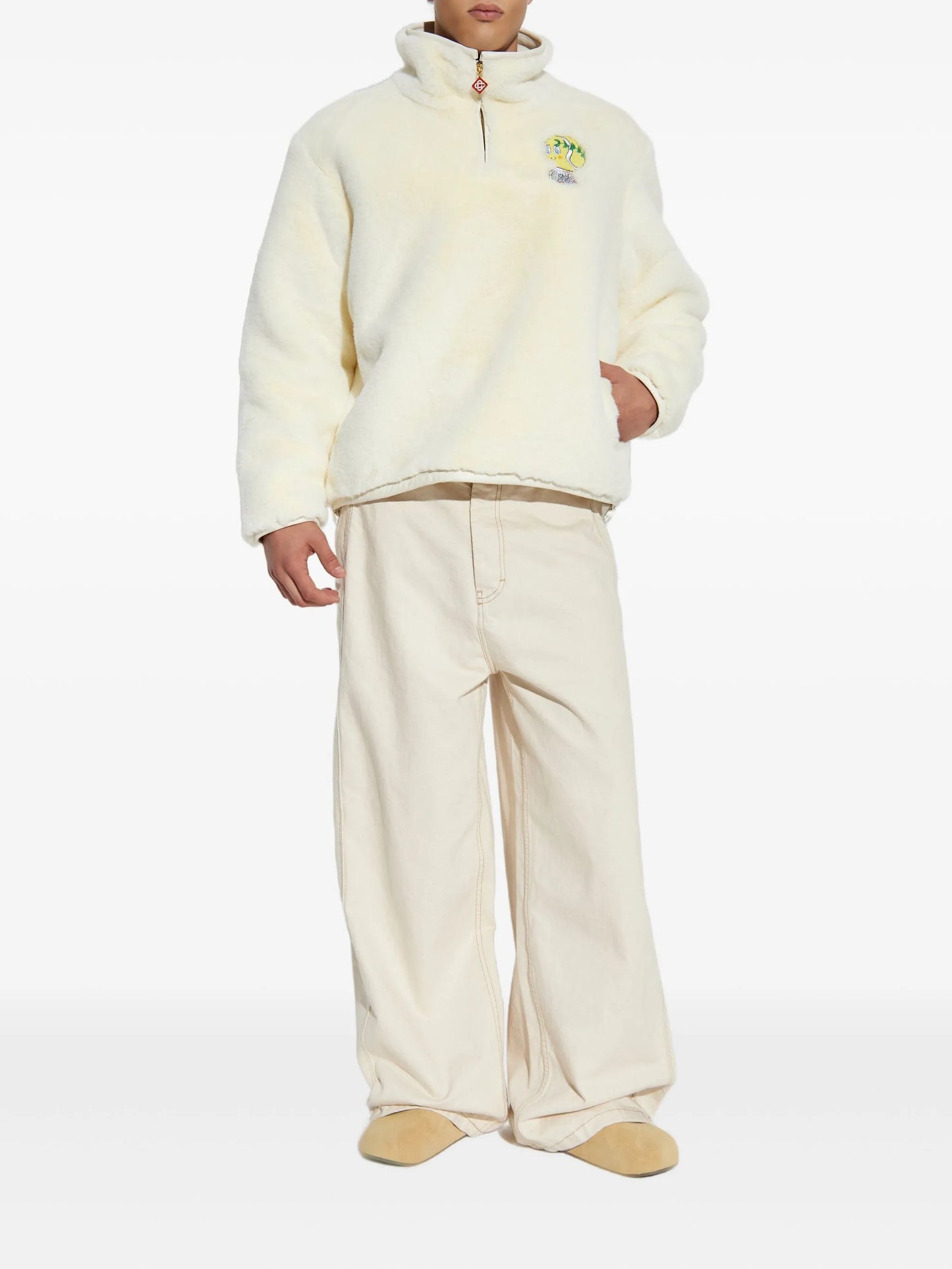 Tennis Mascot half-zip sweatshirt