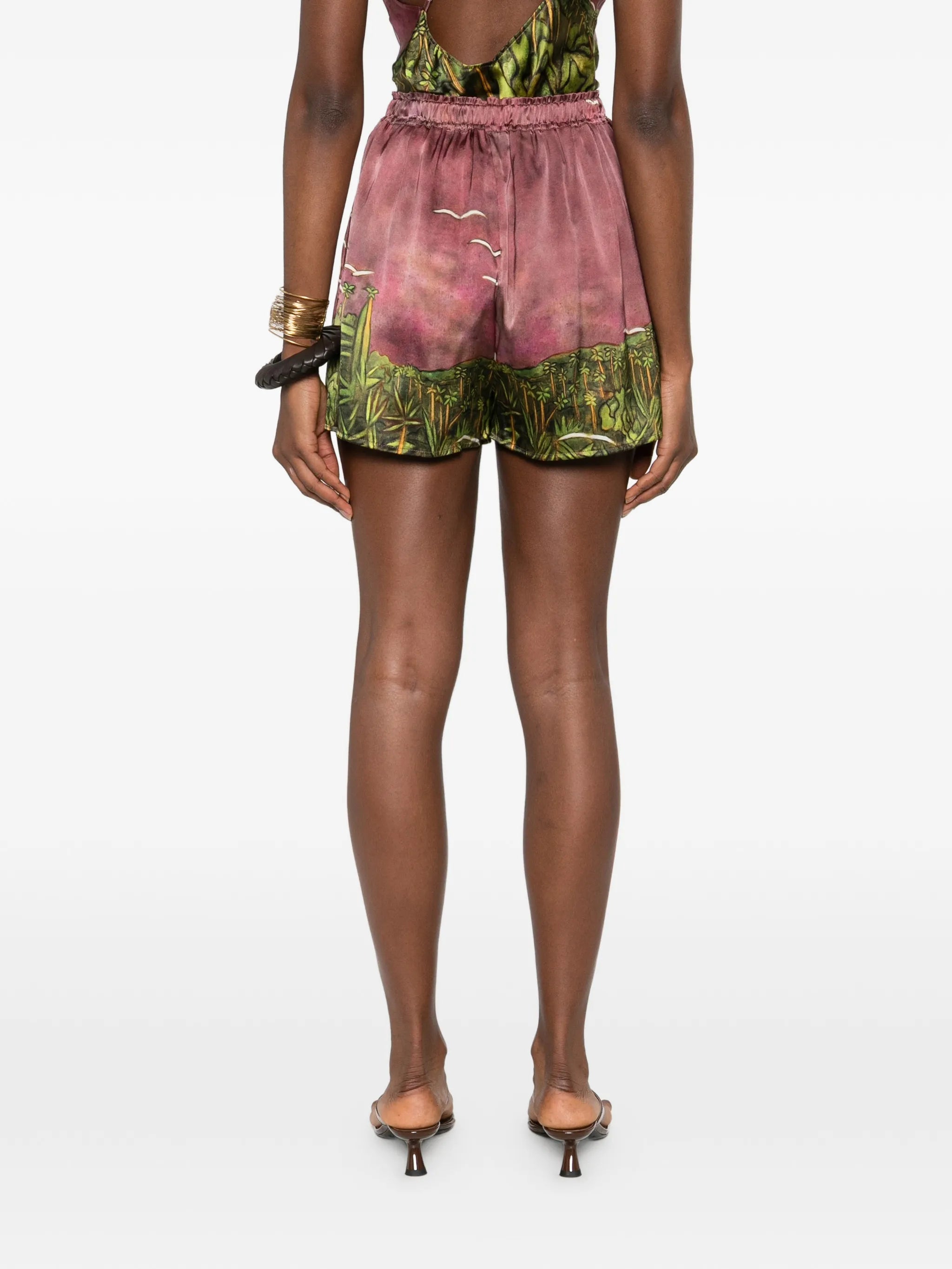 La Sierra elasticated-waist shorts