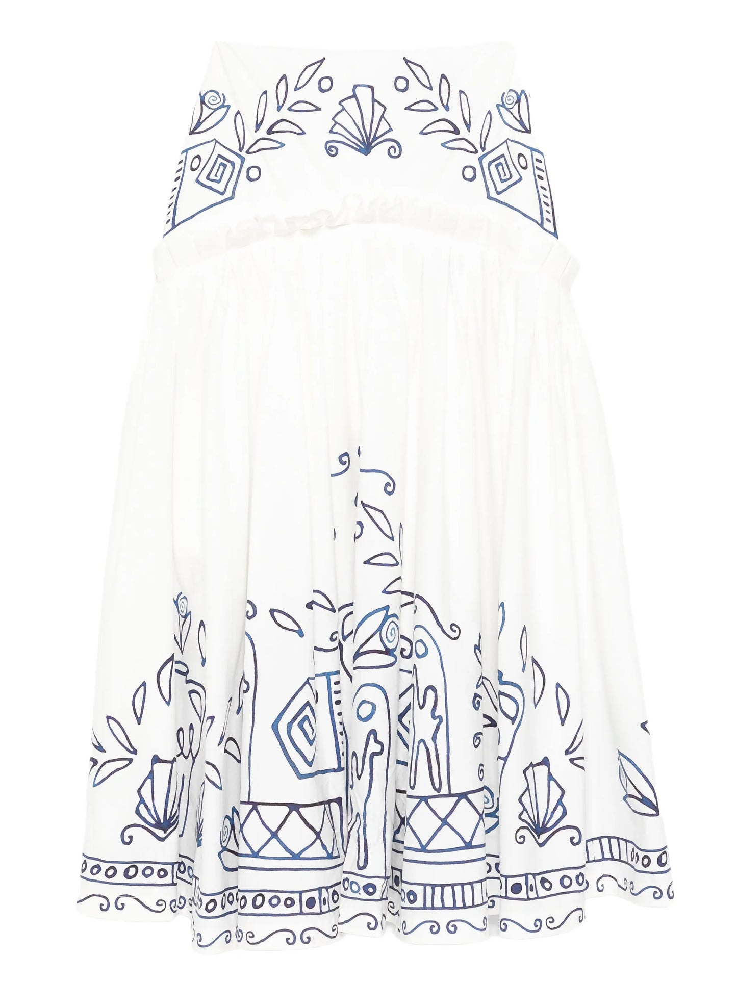 x Lrnce Leela printed maxi skirt