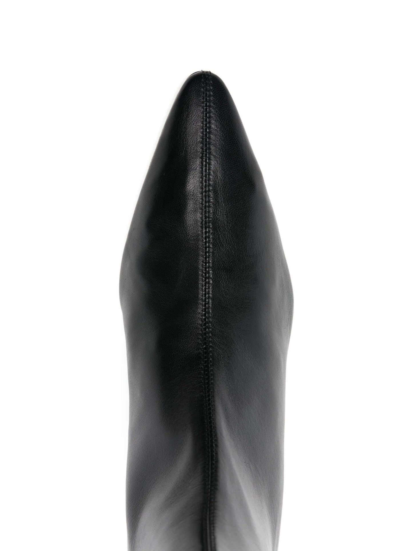 Topo pointed leather bootie