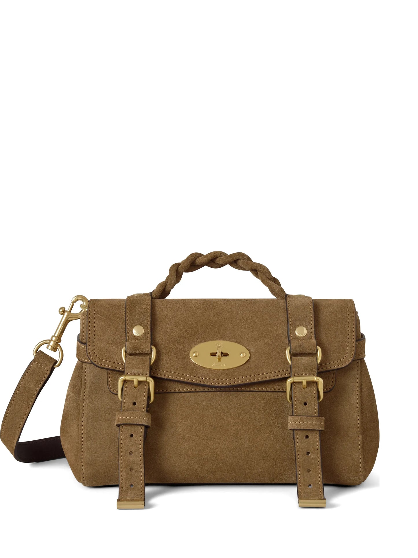 mini Alexa braided-handle tote bag