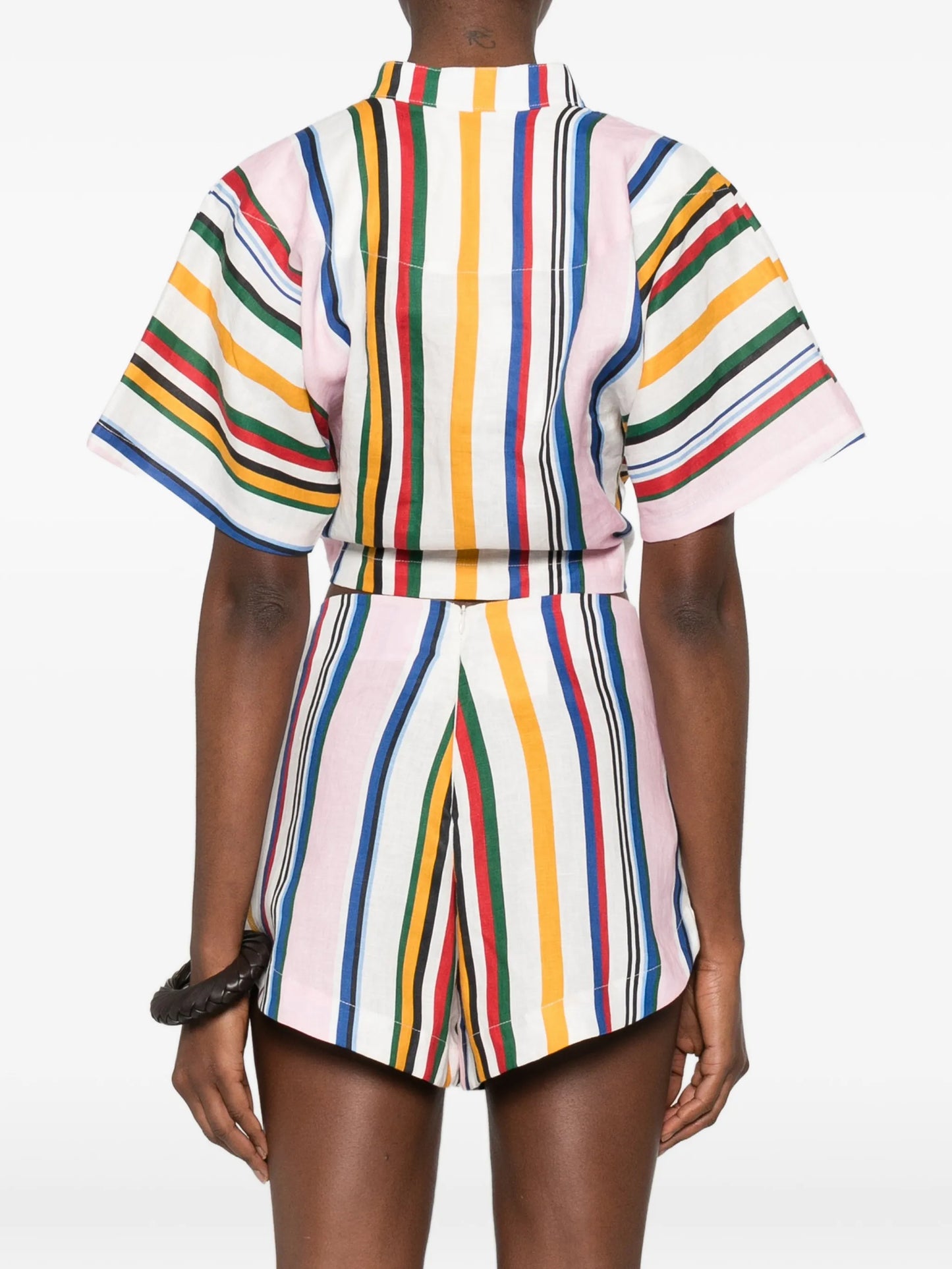 striped blouse