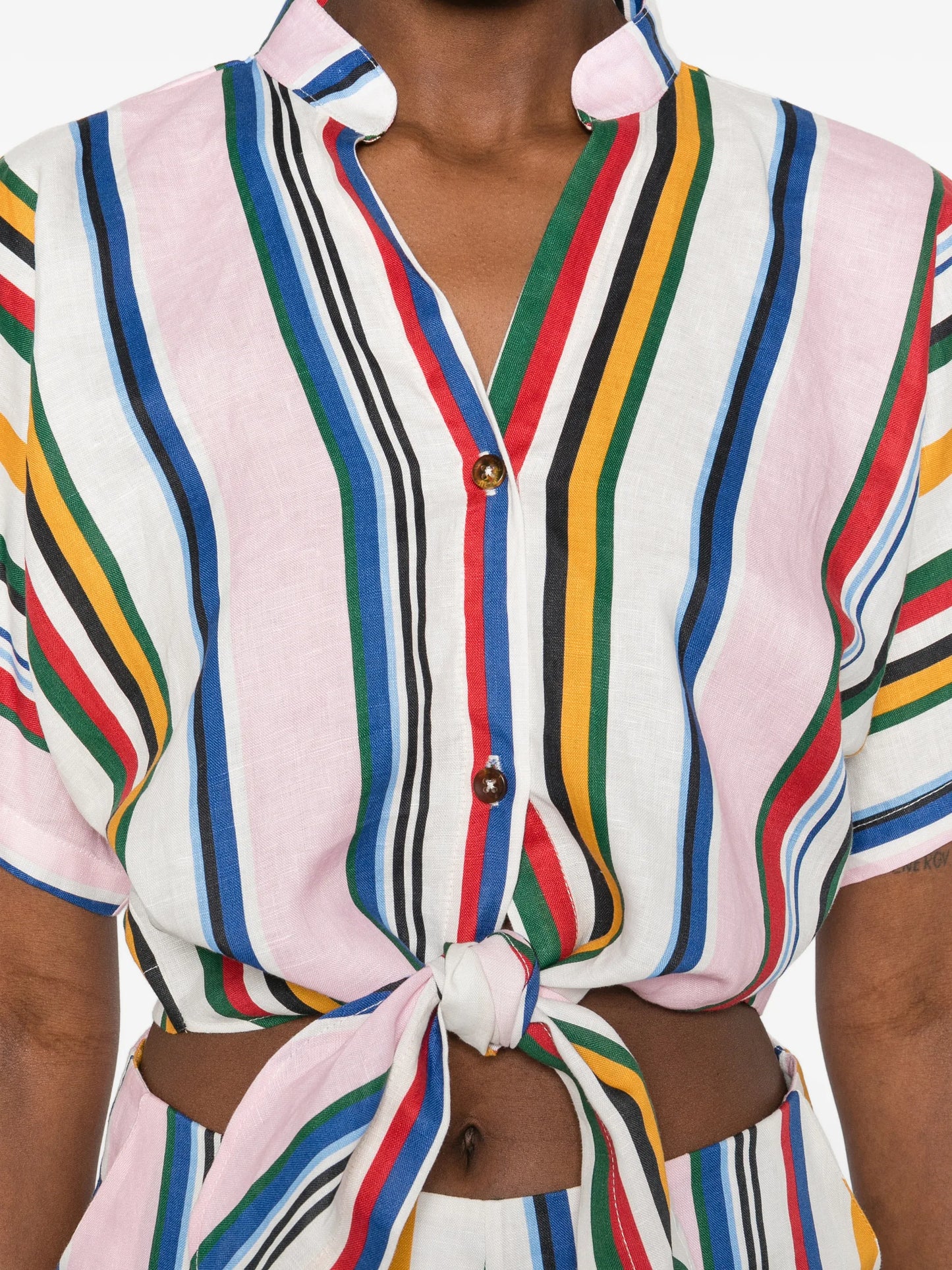 striped blouse