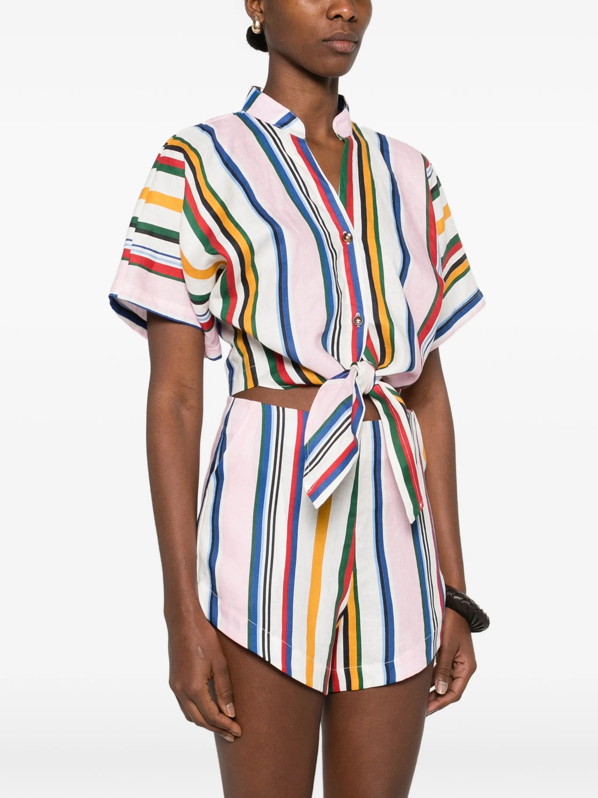 striped blouse