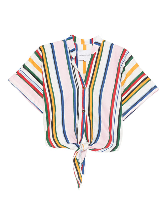 striped blouse