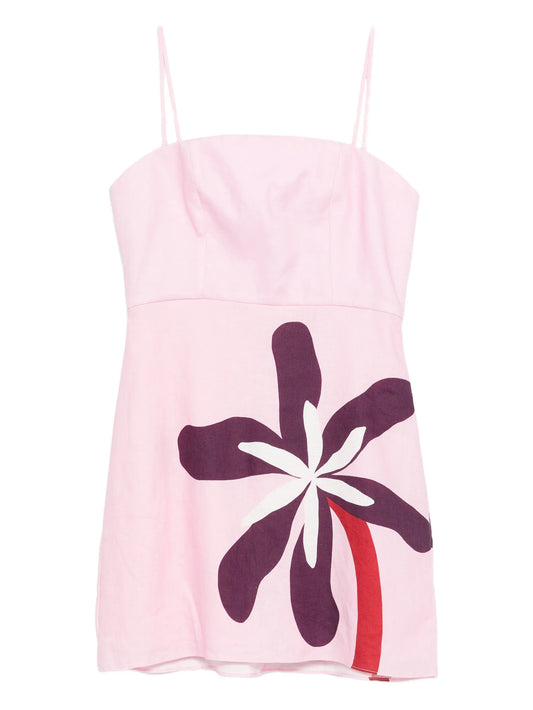 Roma floral mini dress