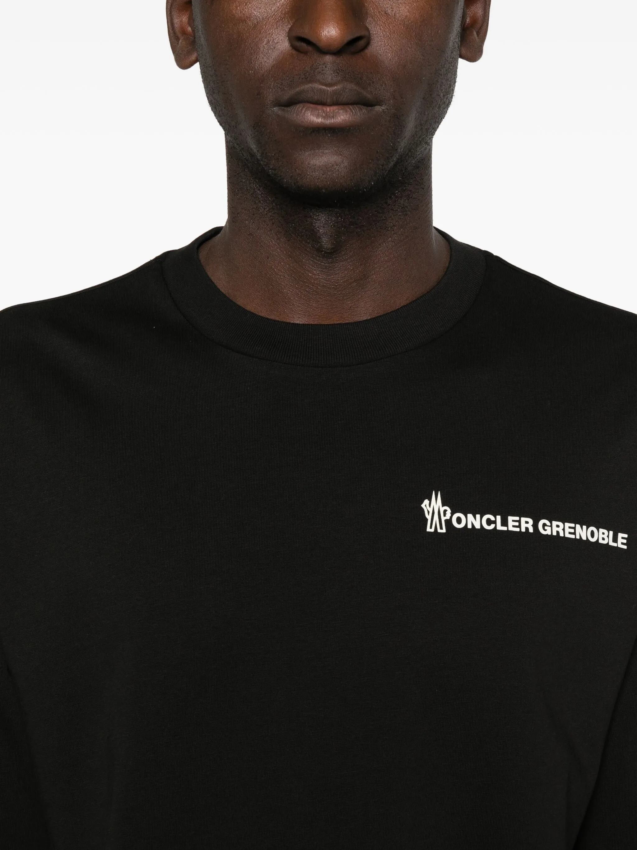 logo-embroidered sweatshirt