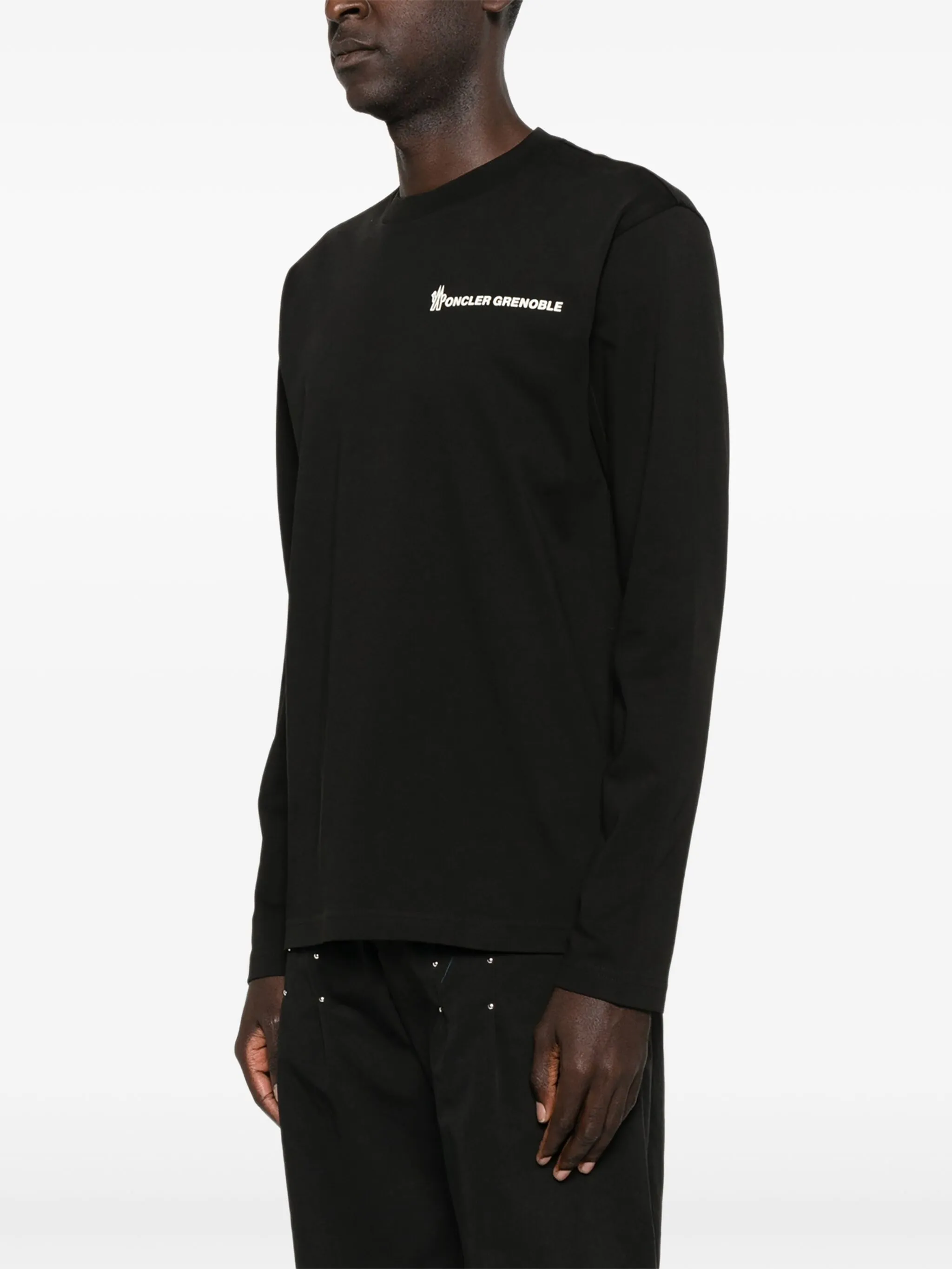 logo-embroidered sweatshirt
