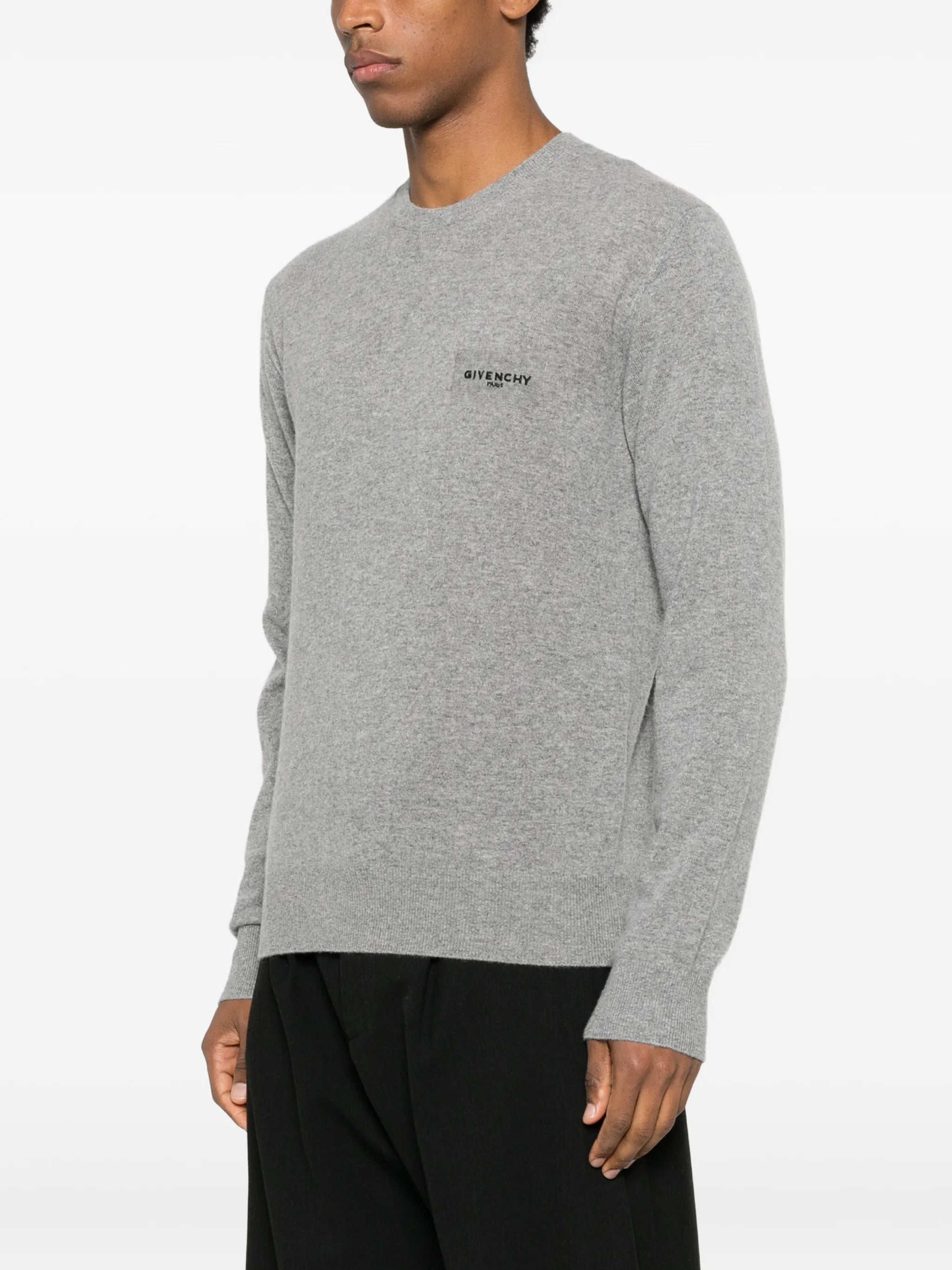 logo crew-neck sweater