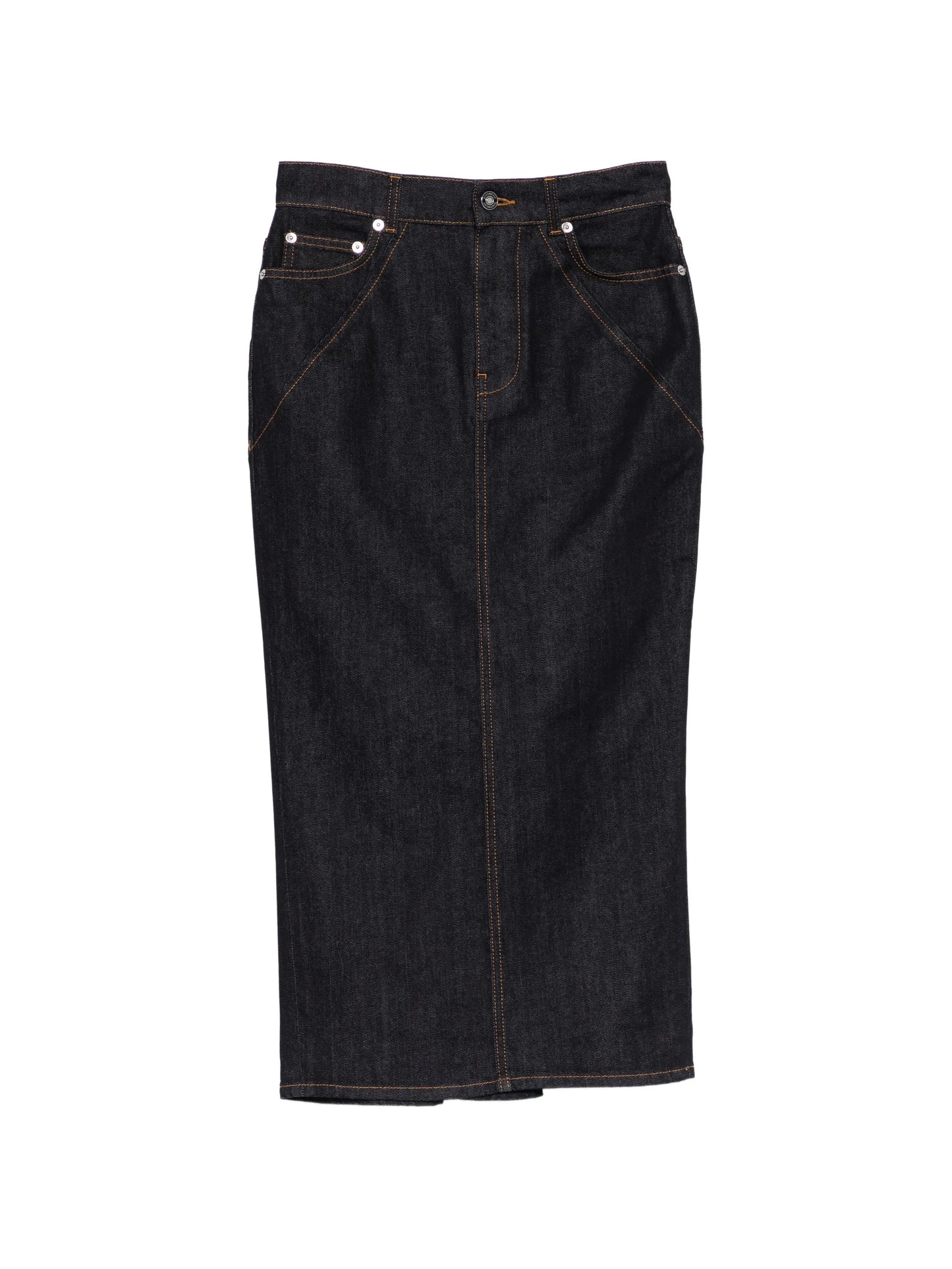 seam midi skirt