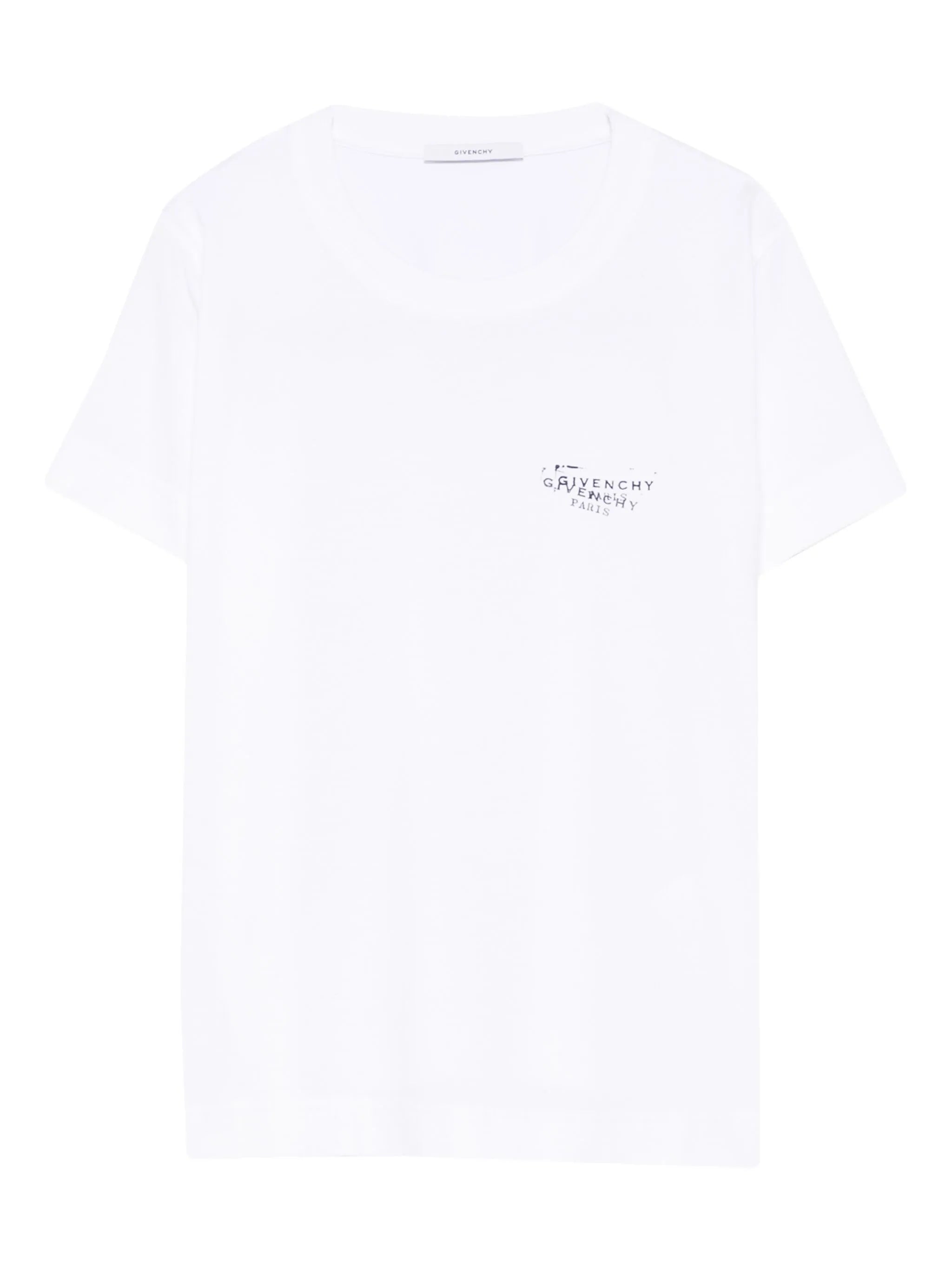 T-shirt in cotton with logo stamp print