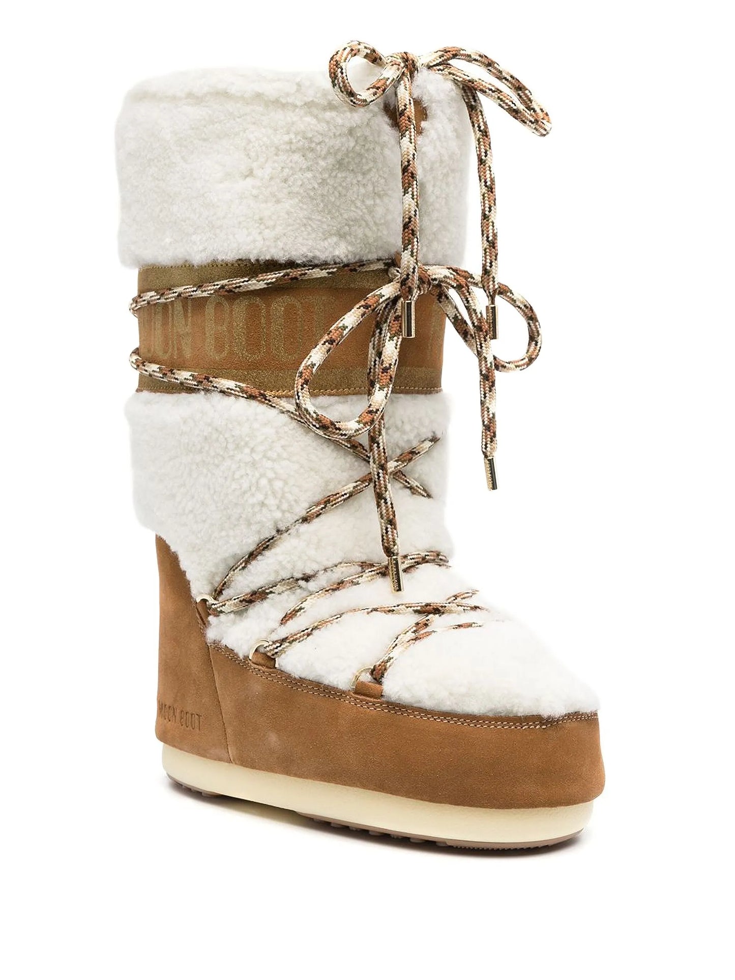 Lab69 Icon shearling-panelled lace-up boots