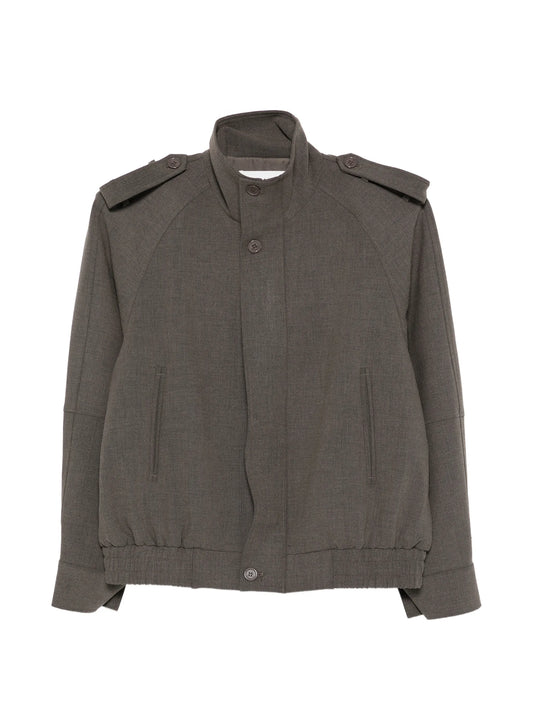 Kelly buttoned oversized jacket
