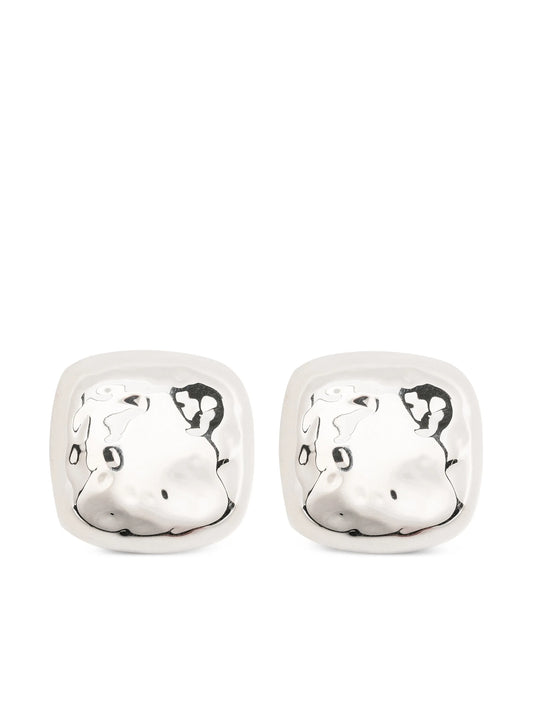 square-shape earrings
