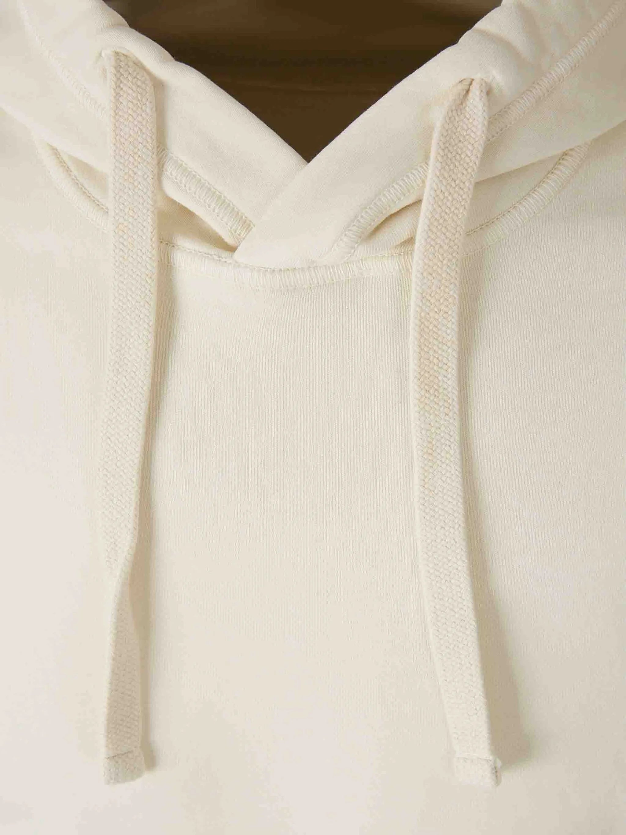 hooded patch sweatshirt
