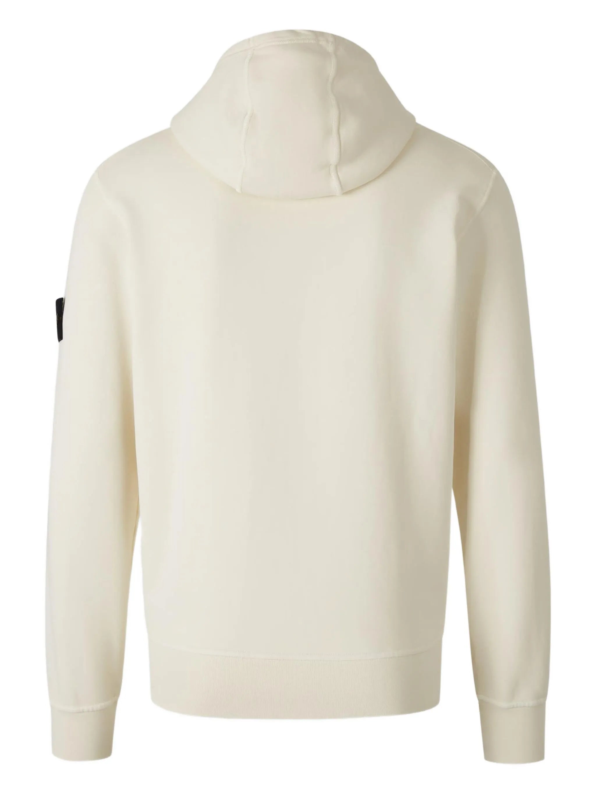 hooded patch sweatshirt