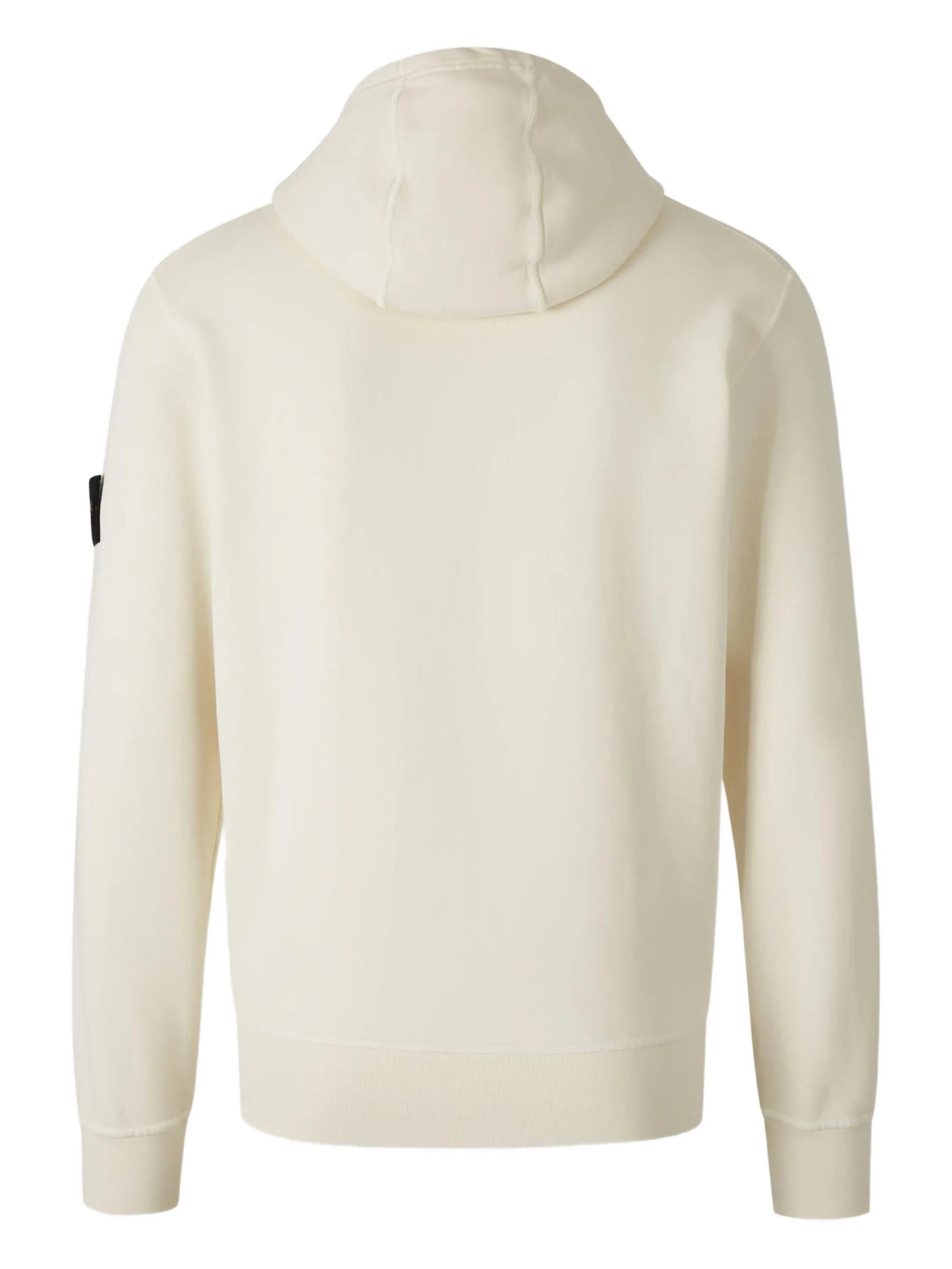 hooded patch sweatshirt