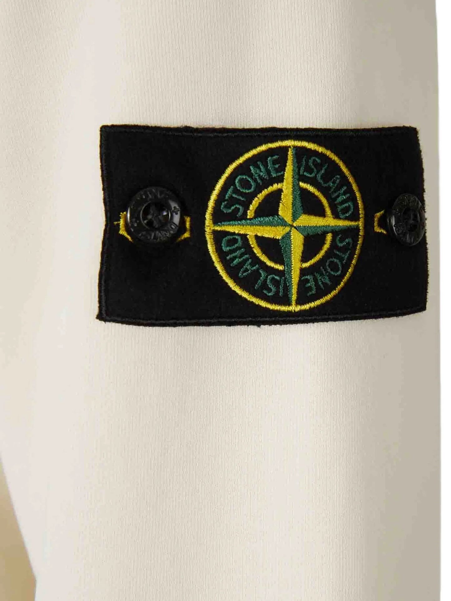 hooded patch sweatshirt
