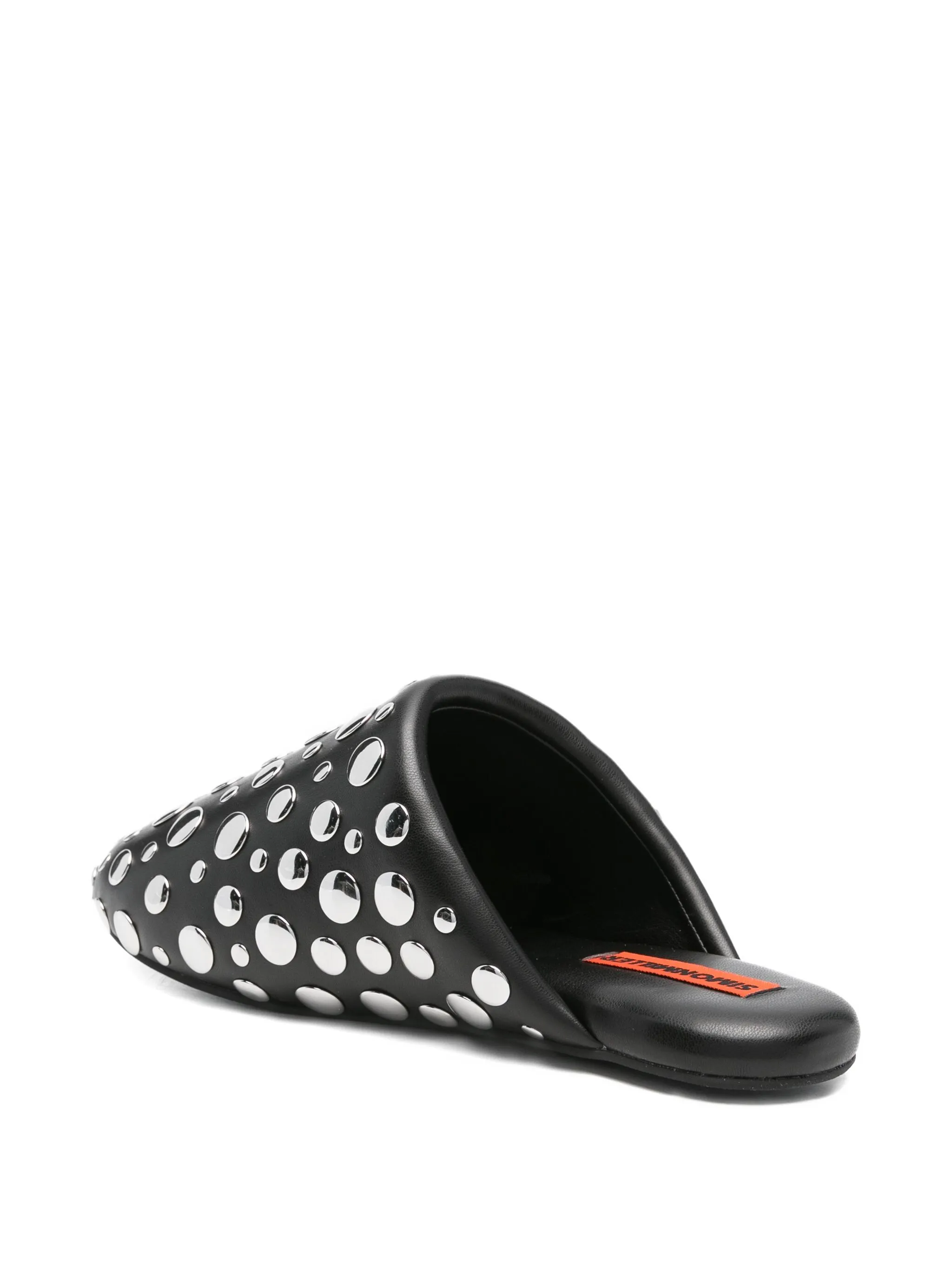 stud-embellished slippers