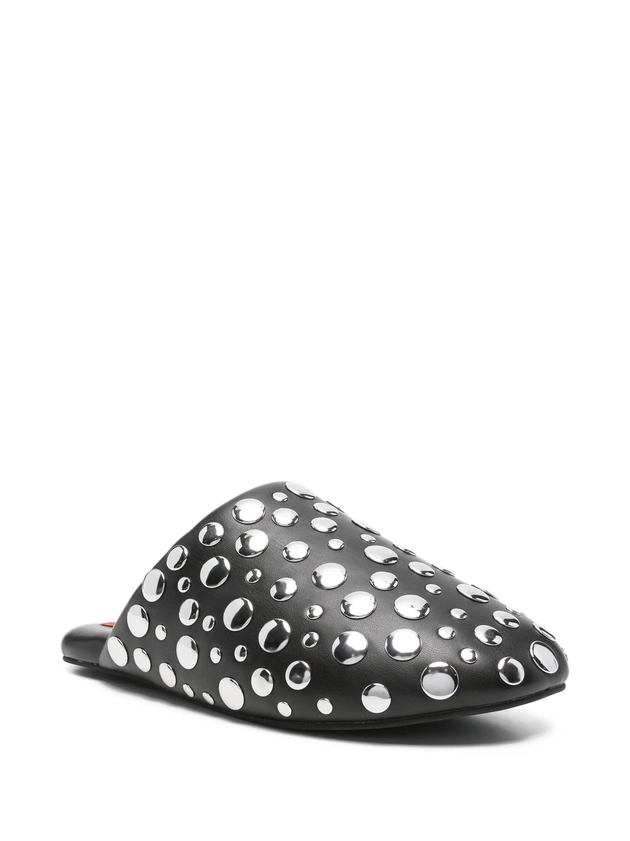 stud-embellished slippers