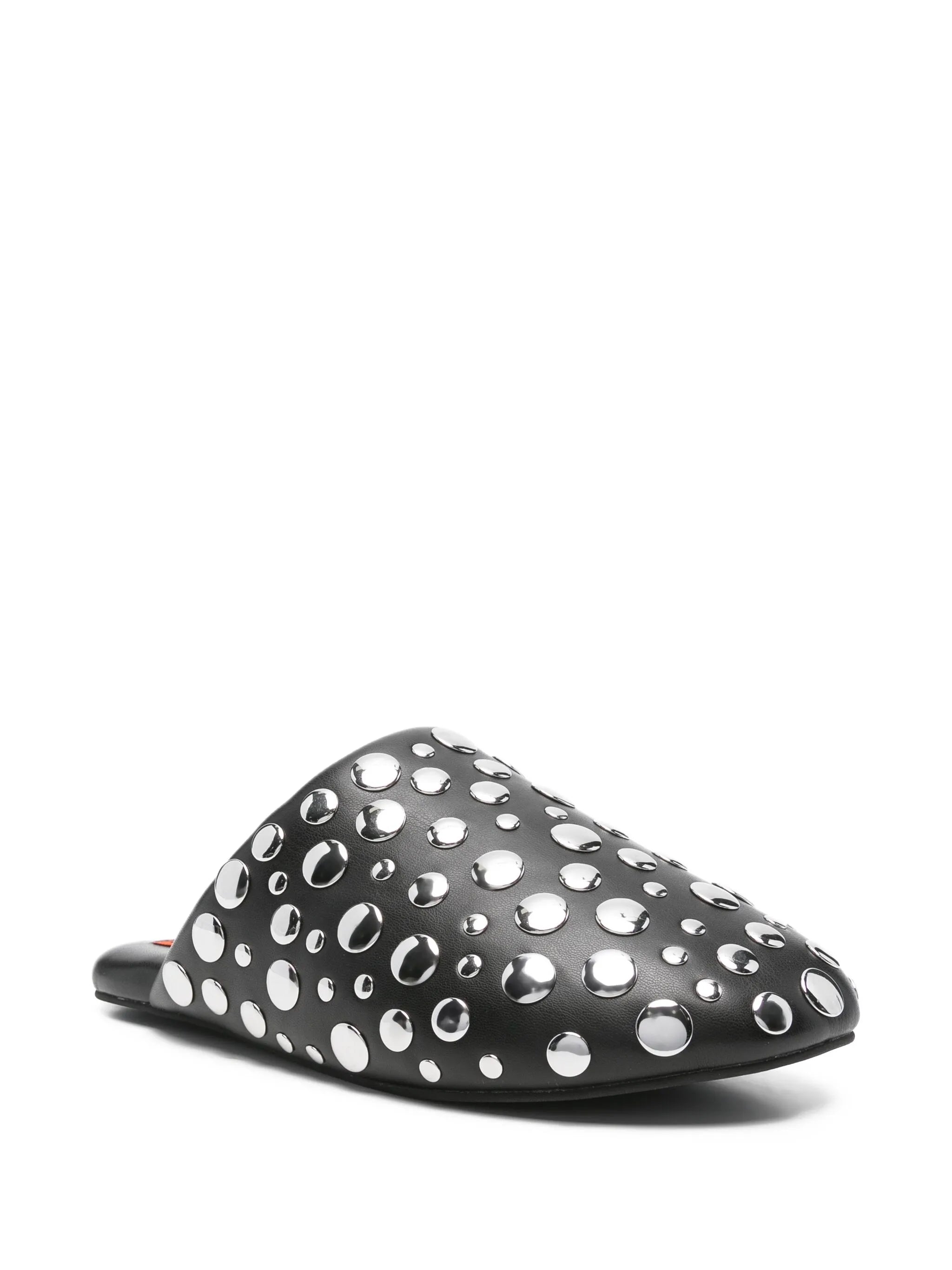 stud-embellished slippers