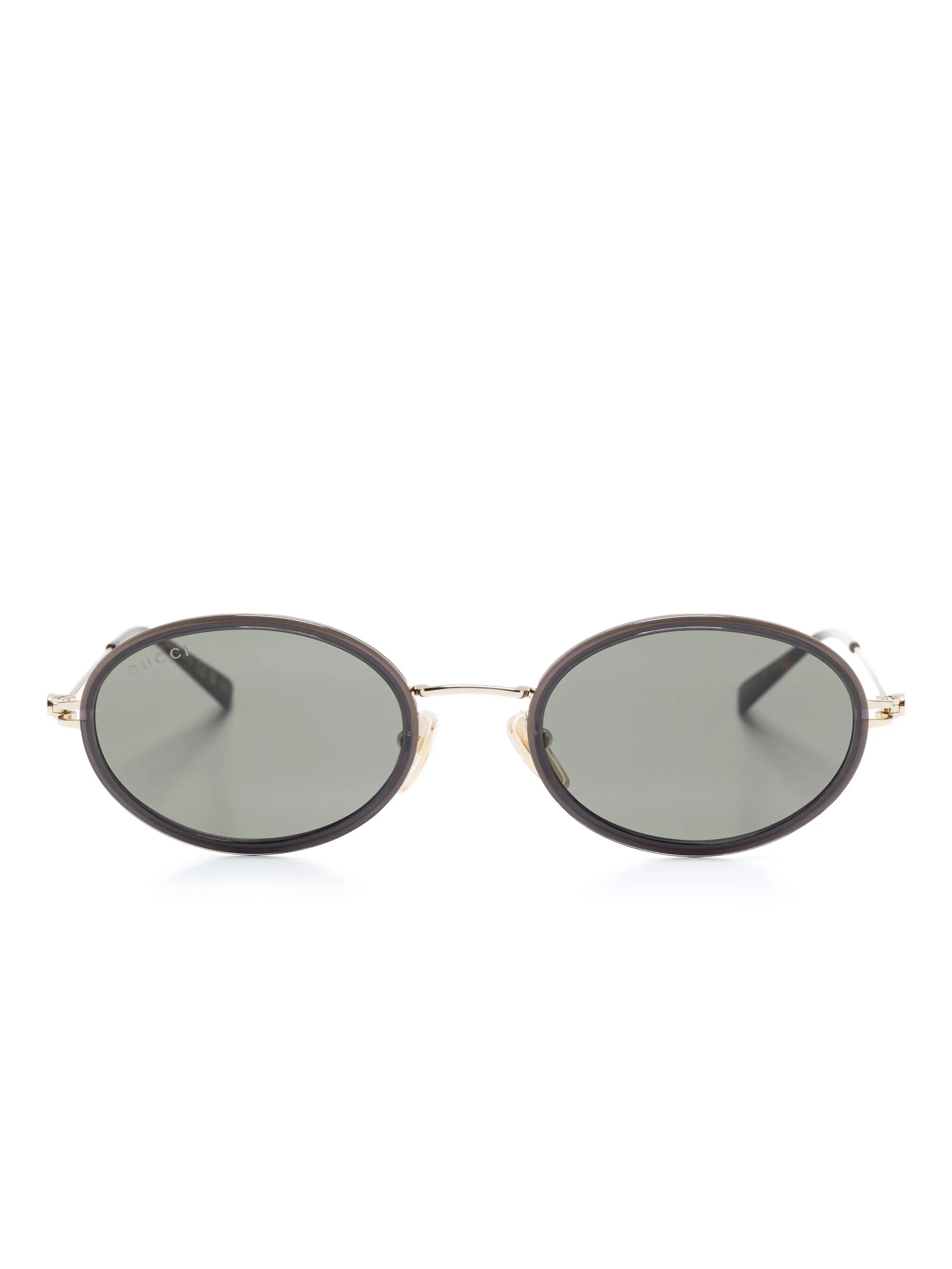oval-frame sunglasses