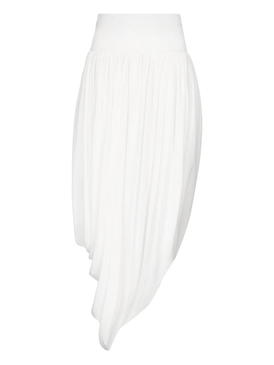 twisted midi skirt