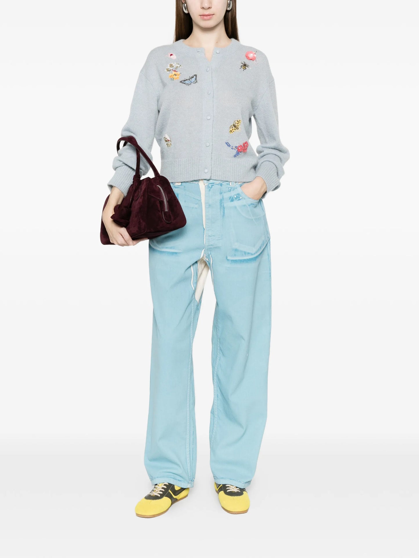 wide-leg jeans