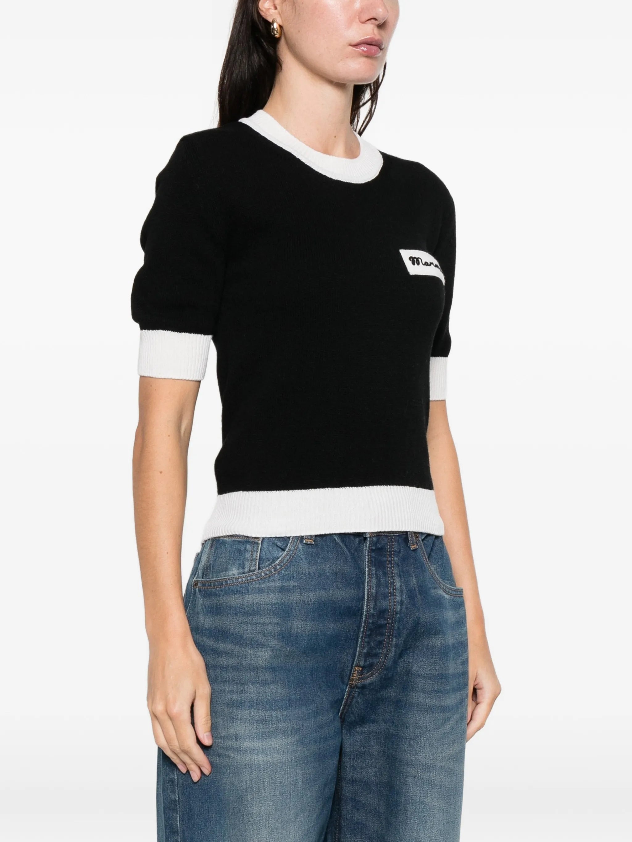 logo short-sleeve top