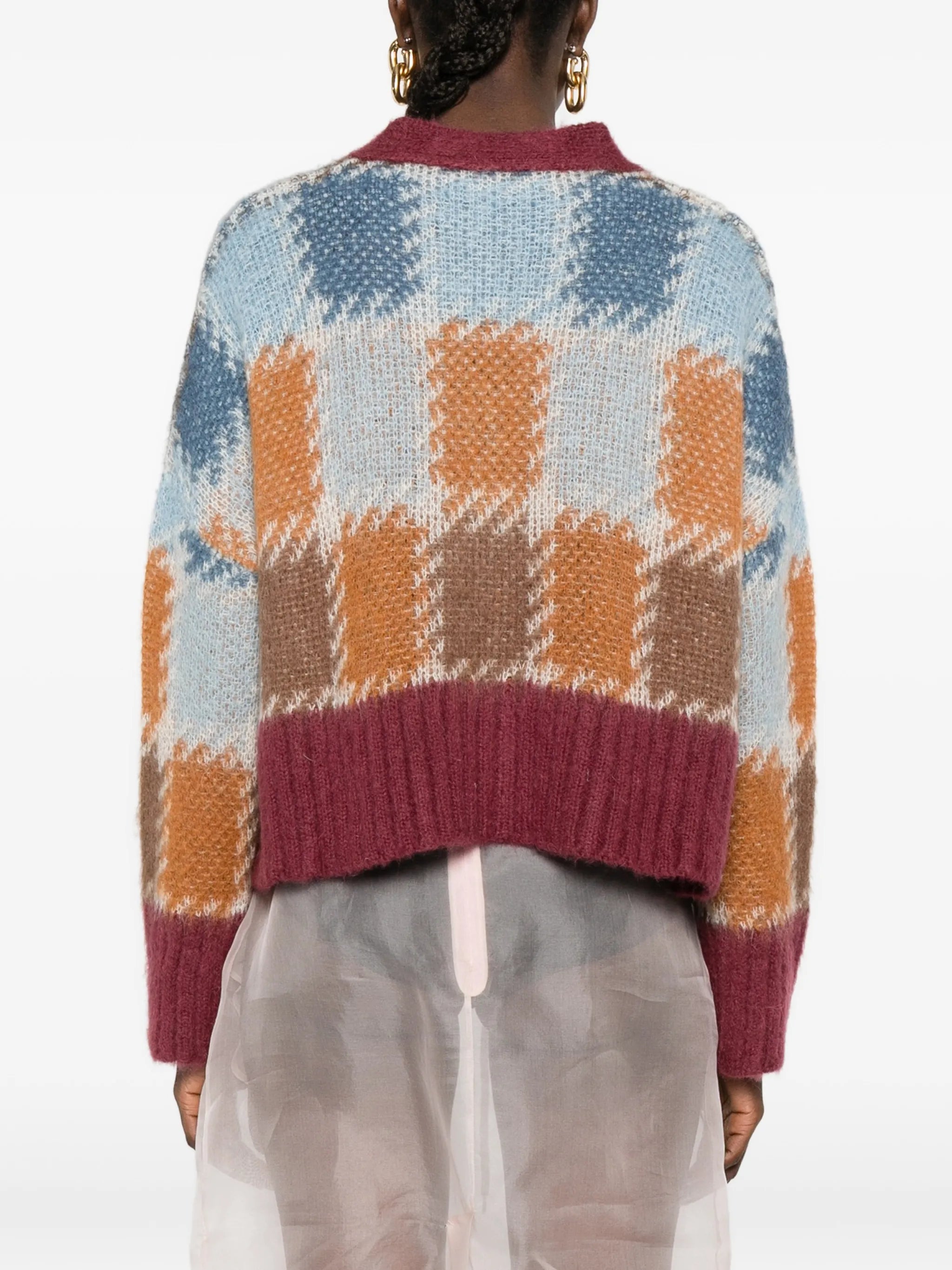 V-neck cardigan