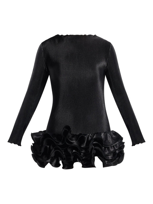 Park Avenue ruffled mini dress