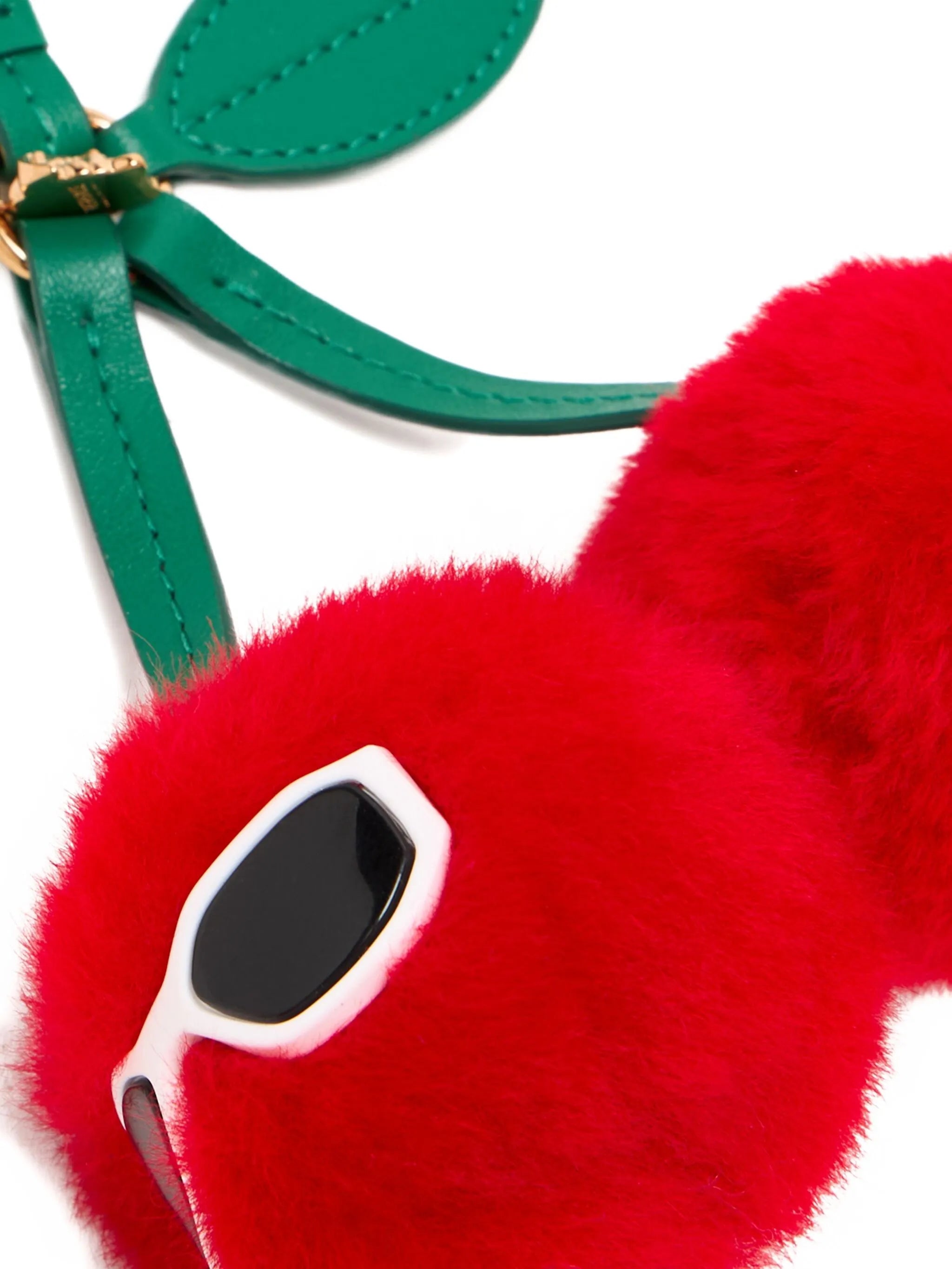 cherry-motif bag charm