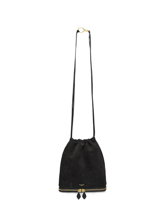 small Le Pochon suede clutch bag