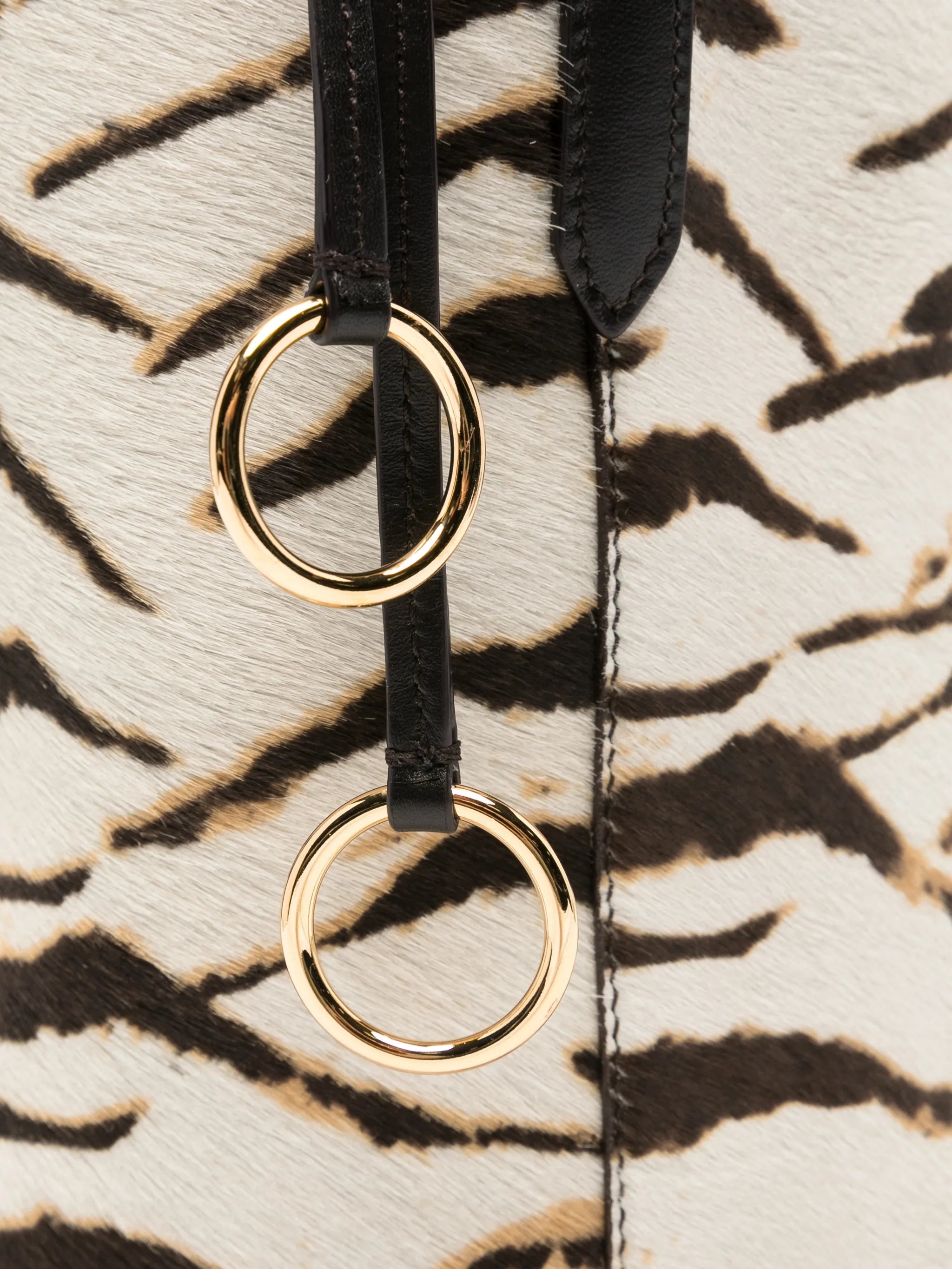 small Hip tiger-print bucket bag