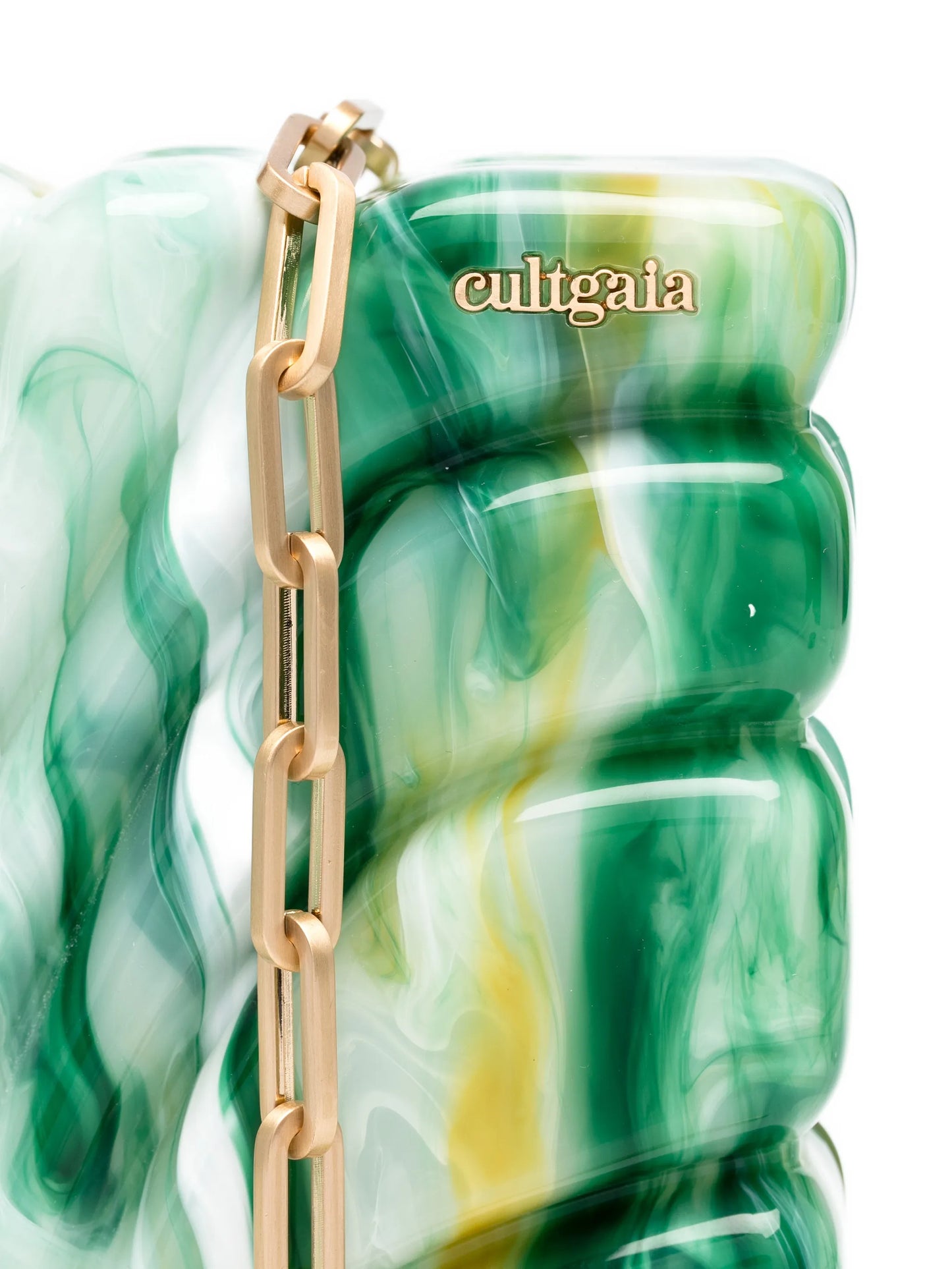 Aura marbled clutch bags