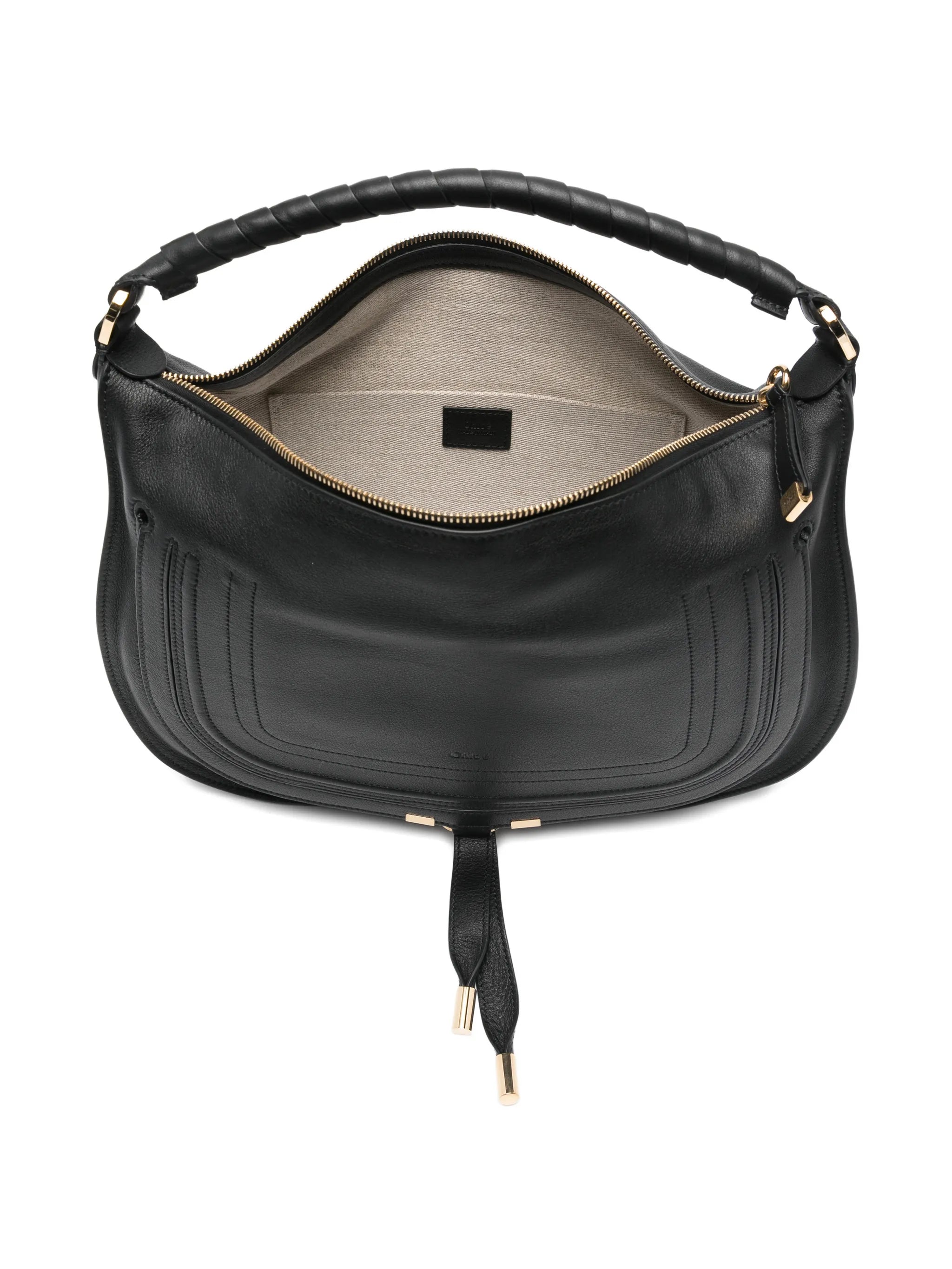 Marcie braided-handle tote bag