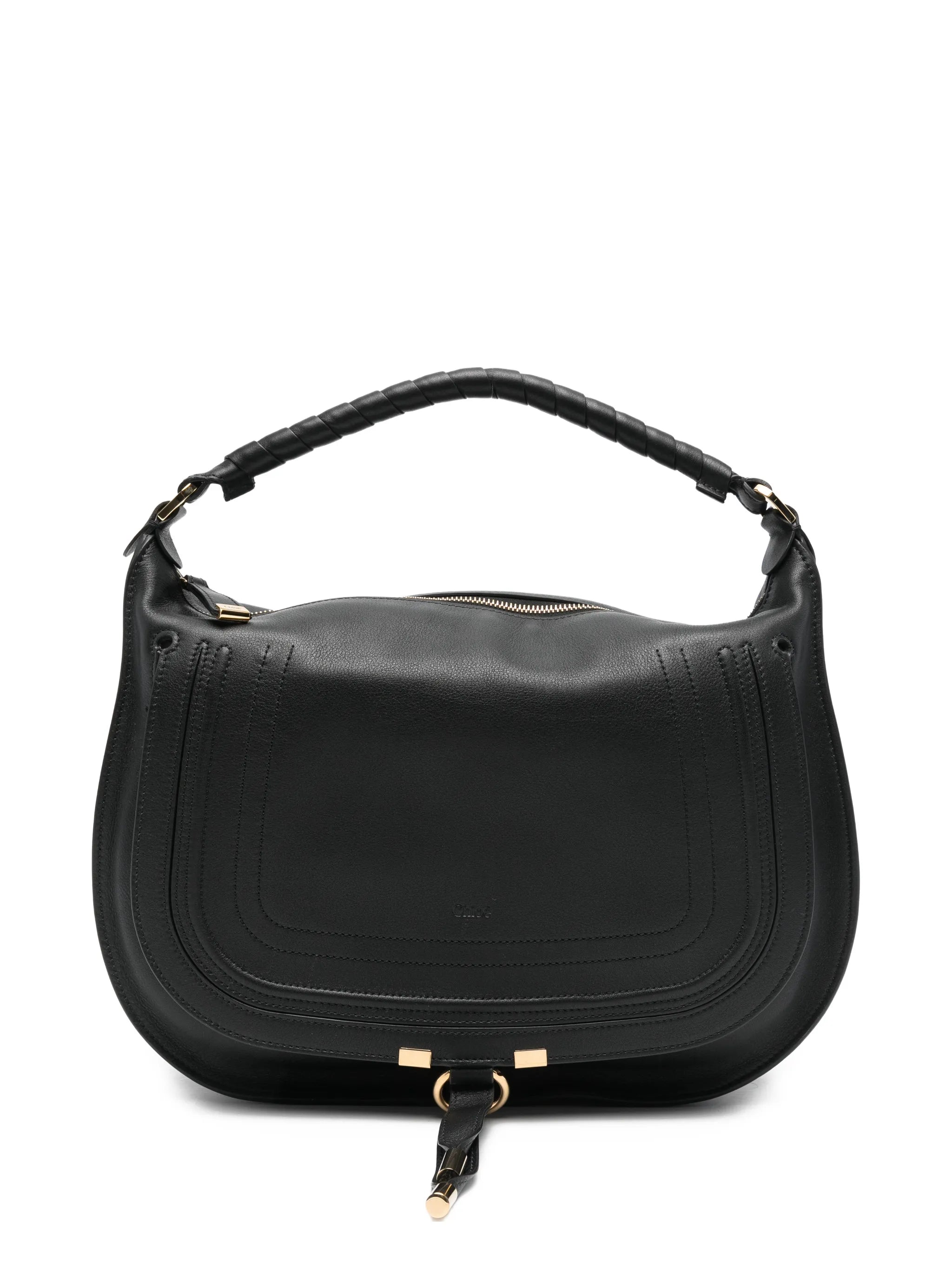 Marcie braided-handle tote bag