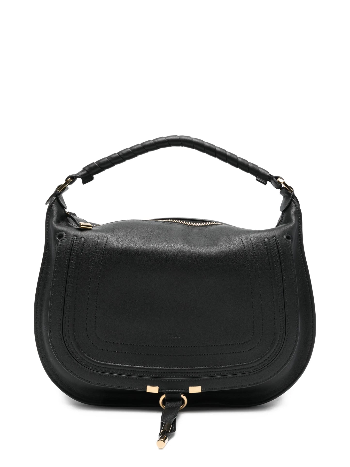 Marcie braided-handle tote bag