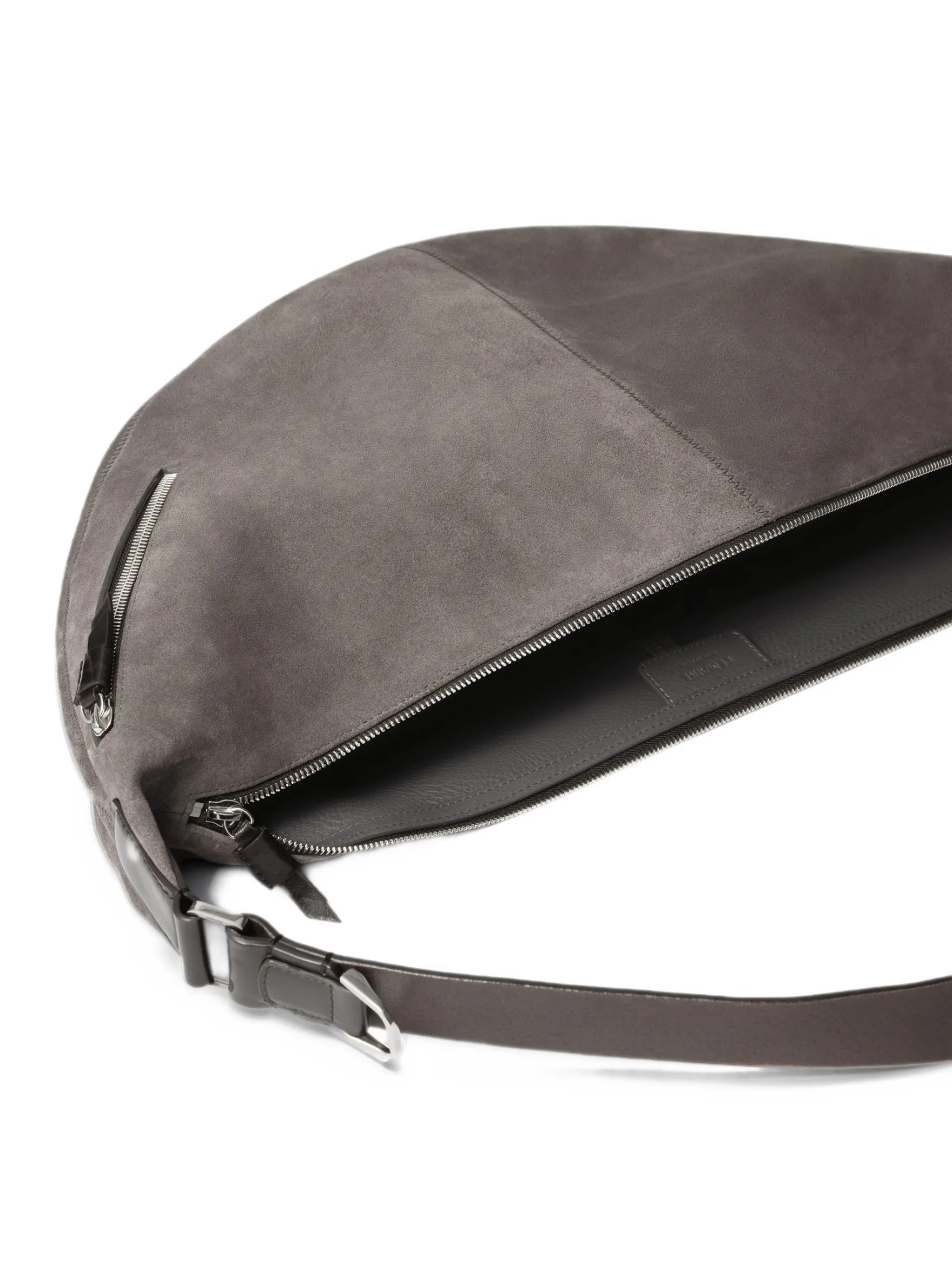 Quiver Clip bag in suede leather