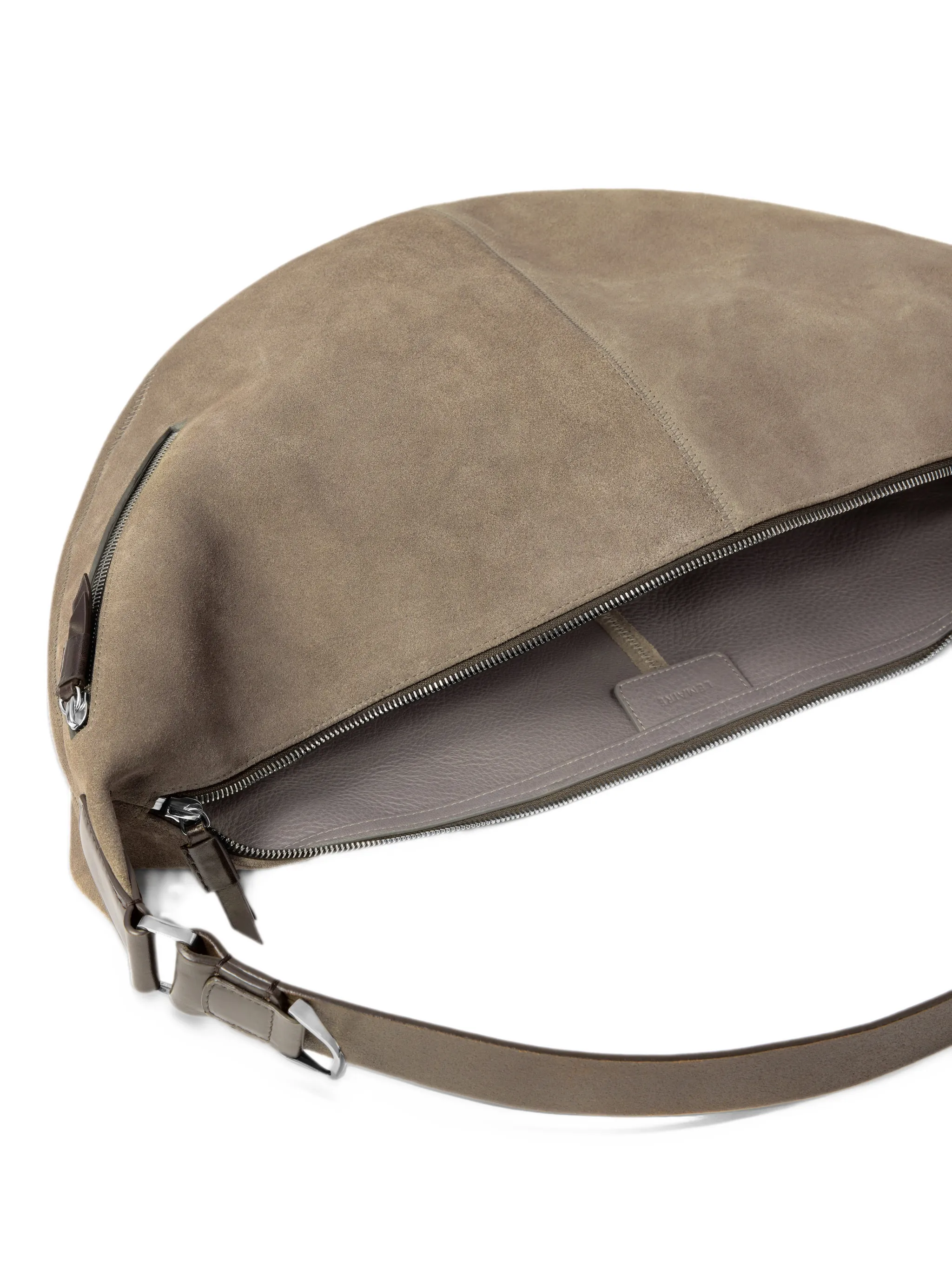 Quiver Clip bag in suede leather