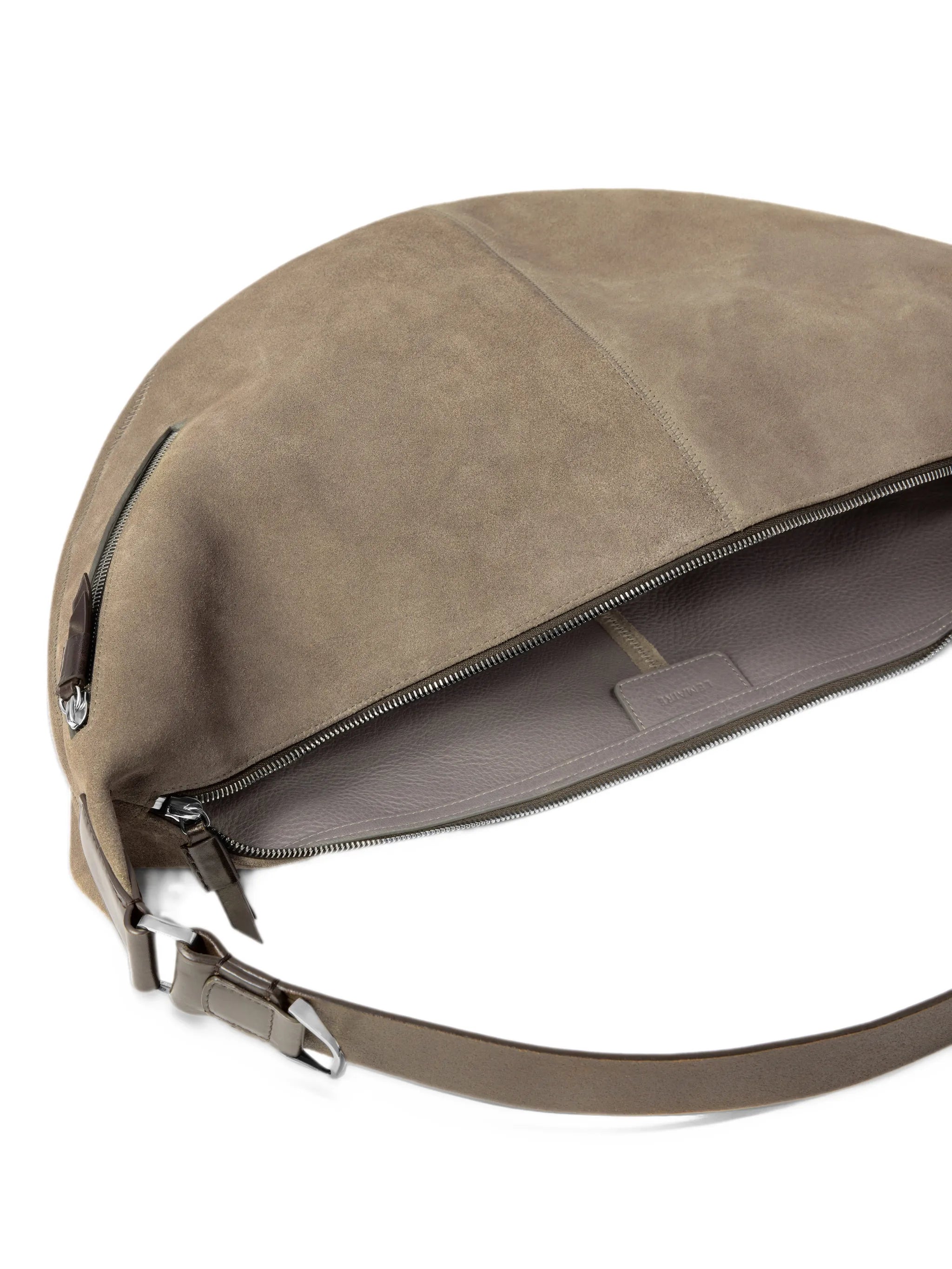 Quiver Clip bag in suede leather