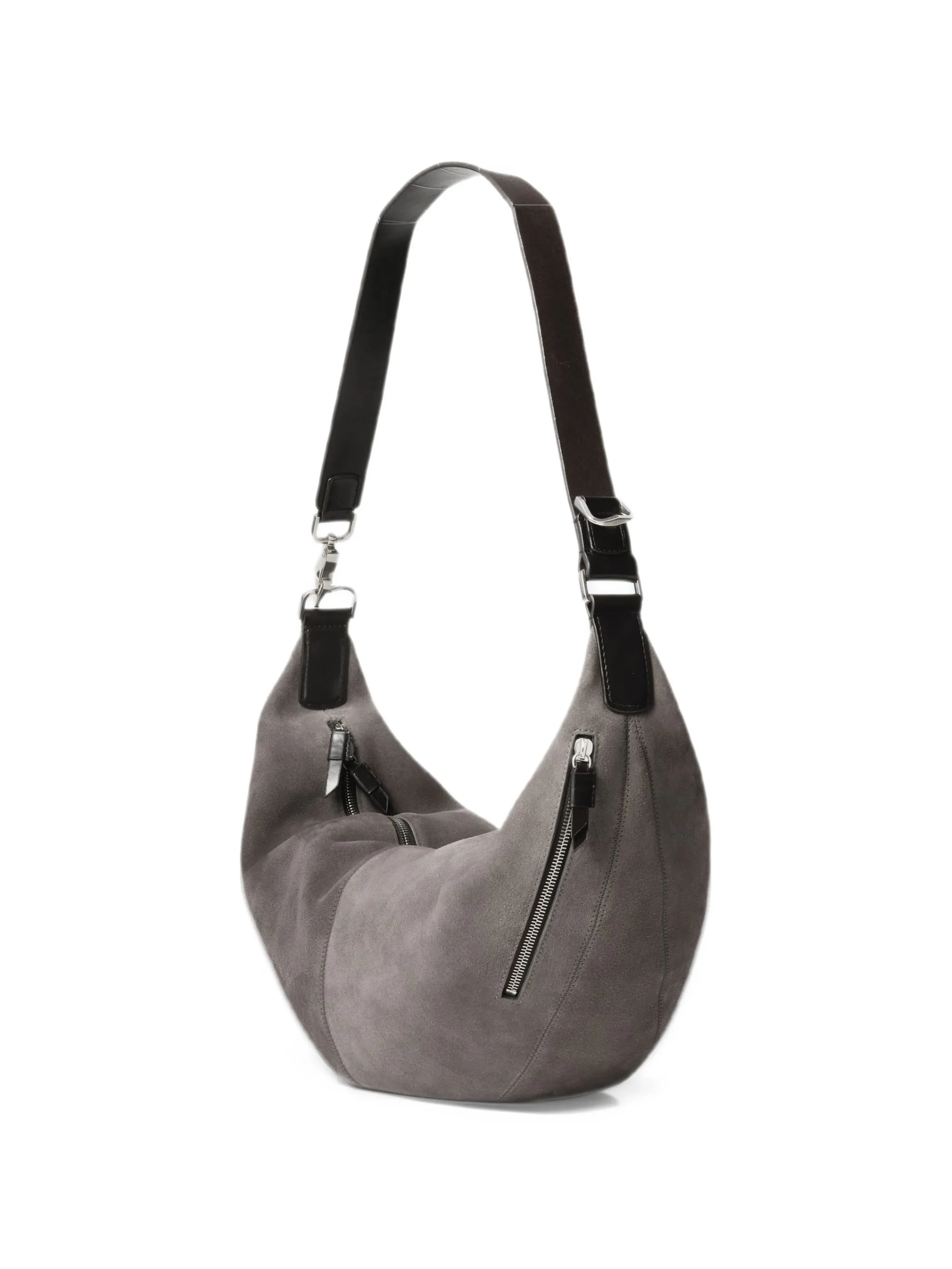 Quiver Clip bag in suede leather