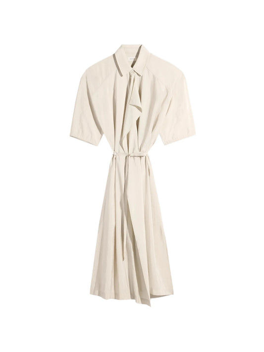 asymmetrical shirt dress